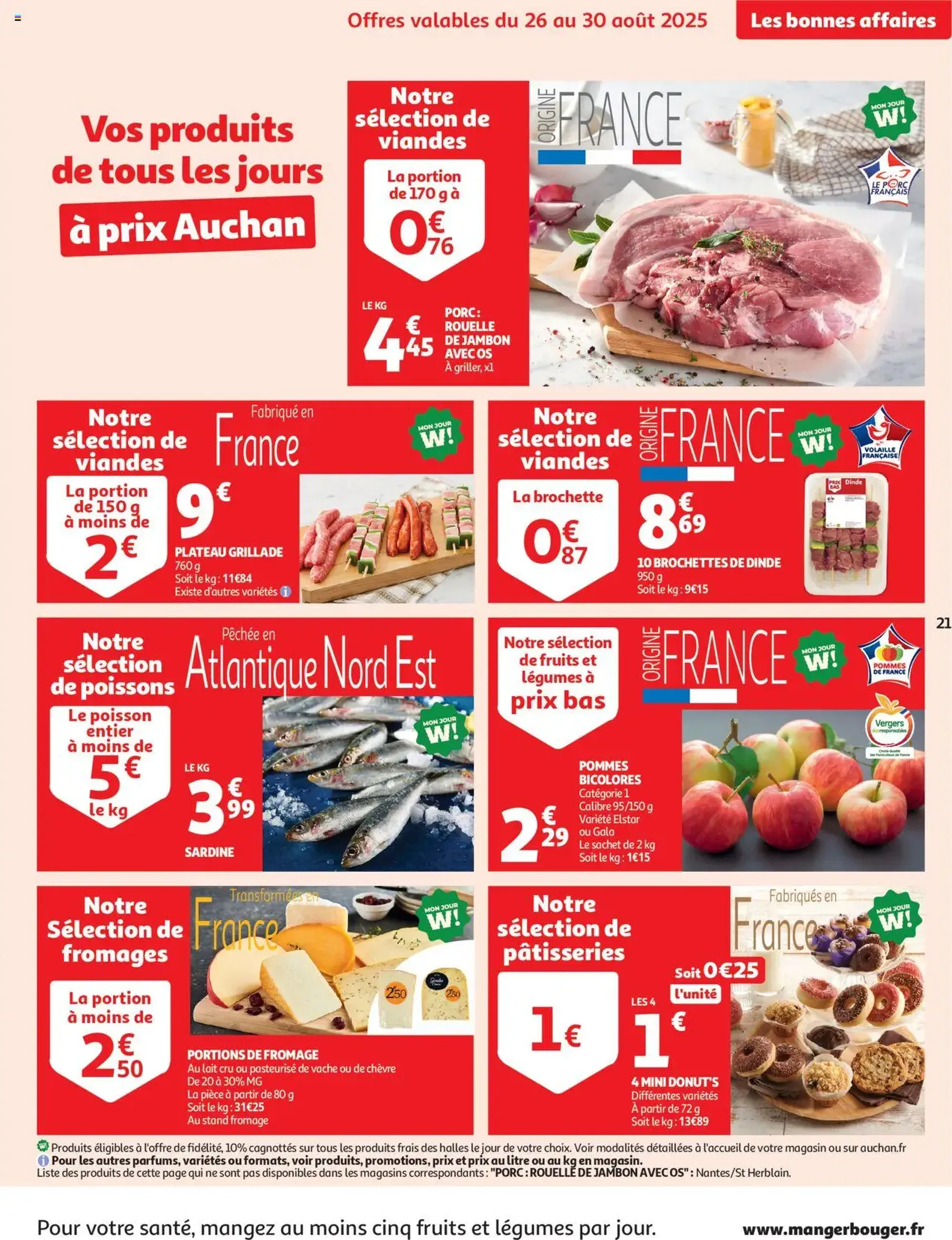 Auchan prospectus - brochure valable à partir du 26/08/2025, page 21 sur 54 Auchan prospectus - brochure valable à partir du 26/08/2025, page 21 sur 54