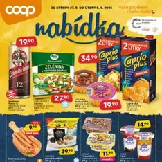 Coop leták - Západočeský region - náhled letáku platný od 27.08.2025