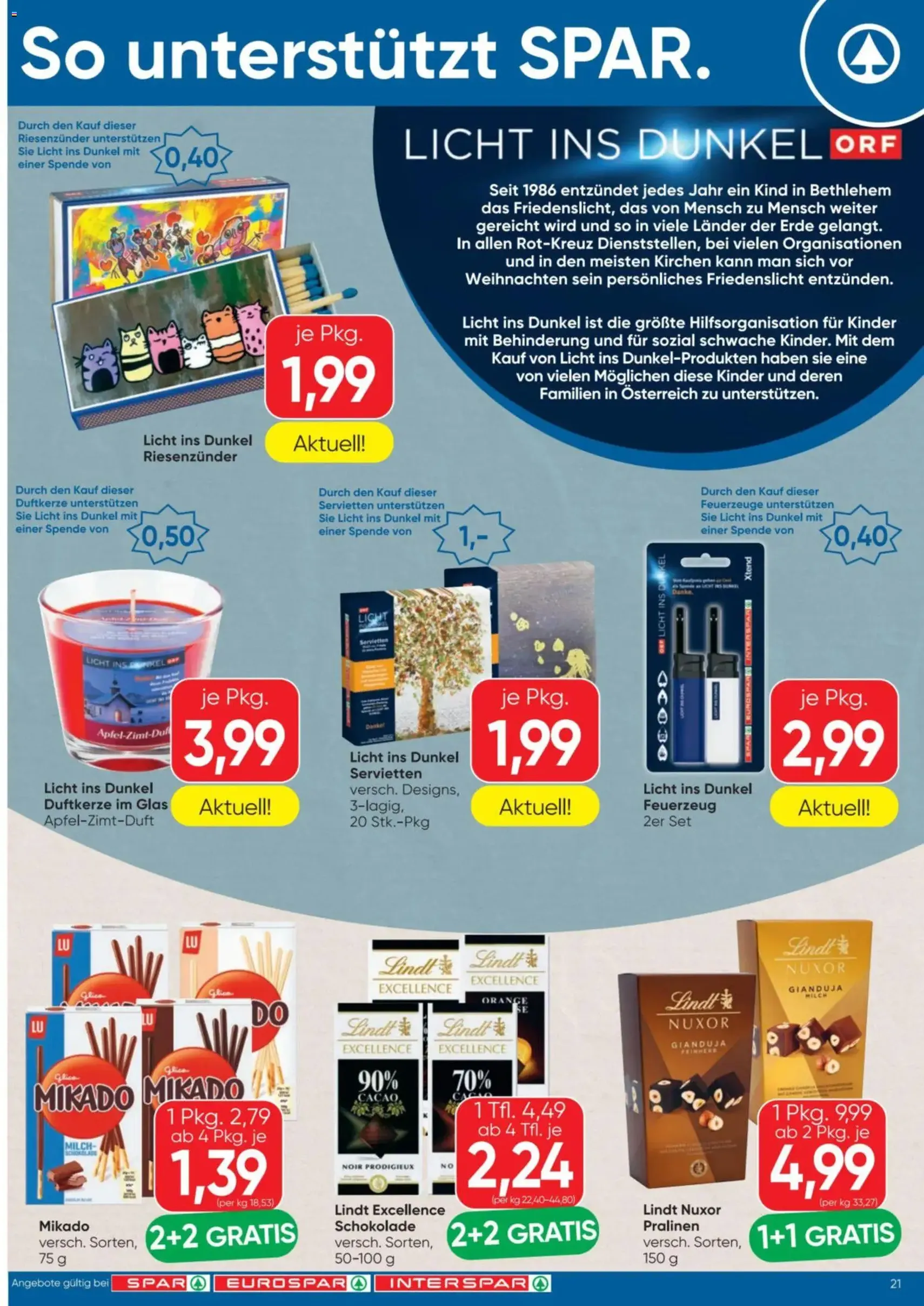 Spar Flugblatt - Gültiger Prospekt ab 06.11.2025, Seite 21 von insgesamt 24