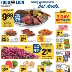 Food Lion Weekly Ad - Flyer preview valid from 07/30/2025