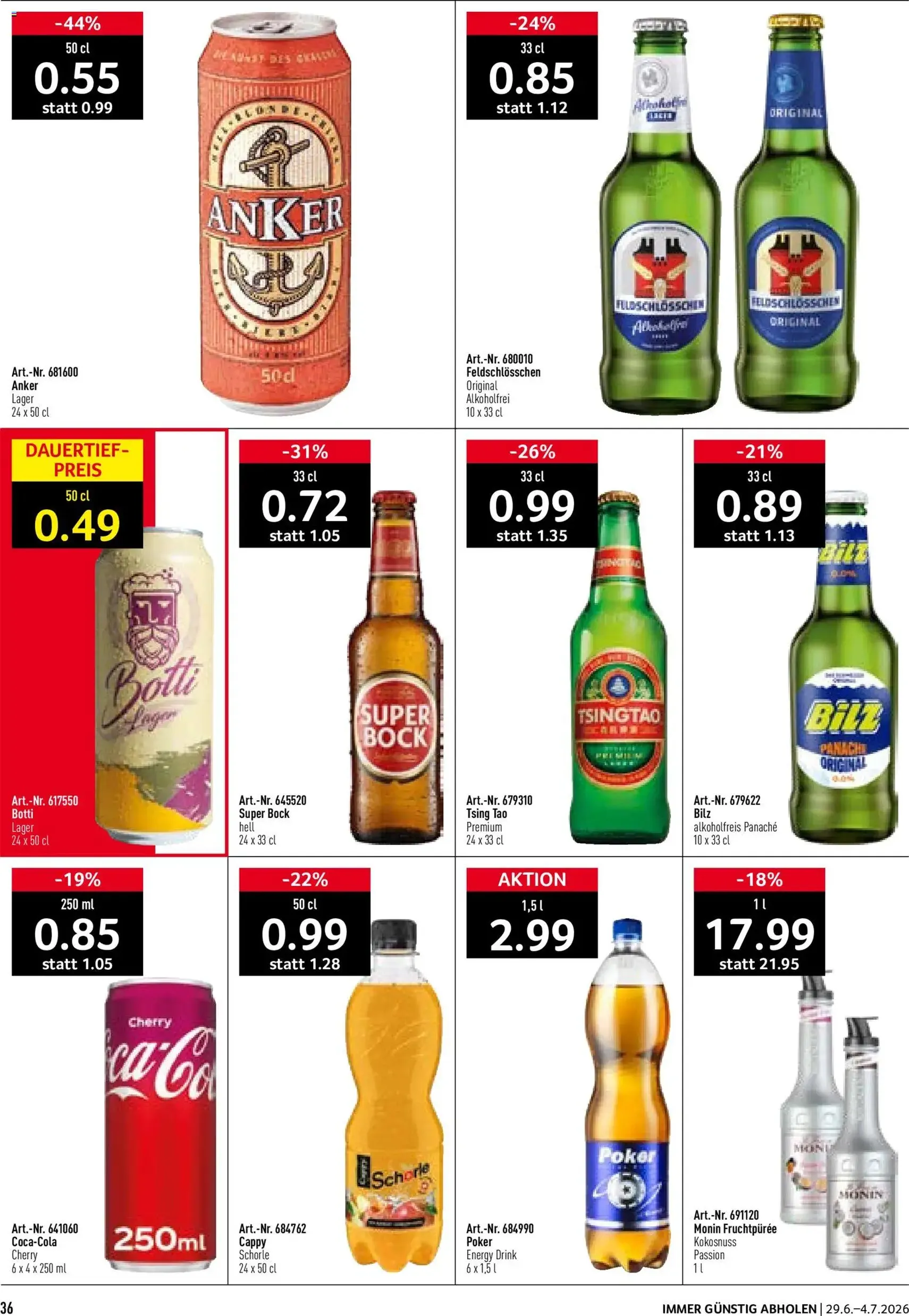 Prodega aktionen - Gültiger Prospekt ab 29.06.2026, Seite 36 von insgesamt 44
