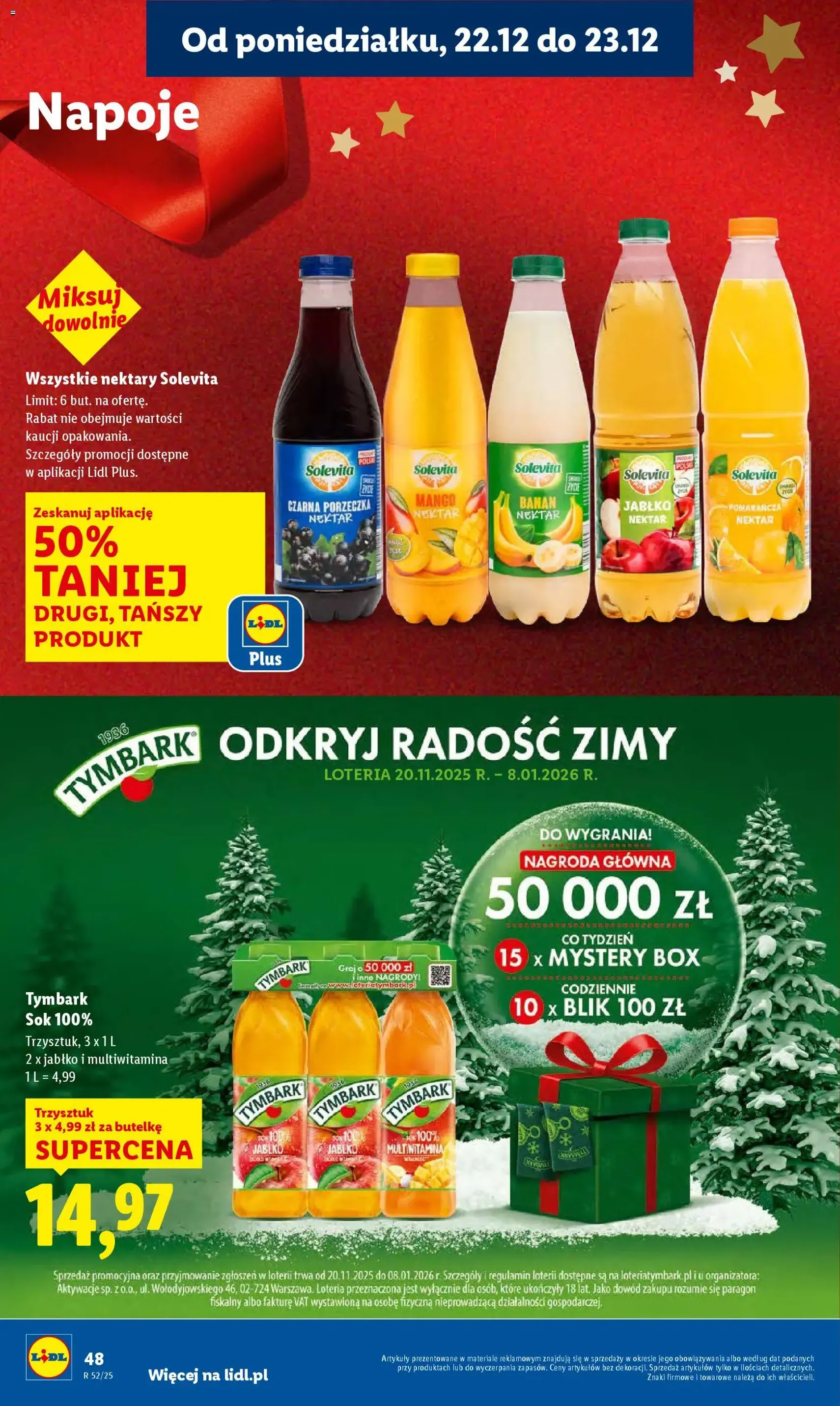 Lidl Gazetka - ważny gazetka od 22.12.2025 strona 50 z 69