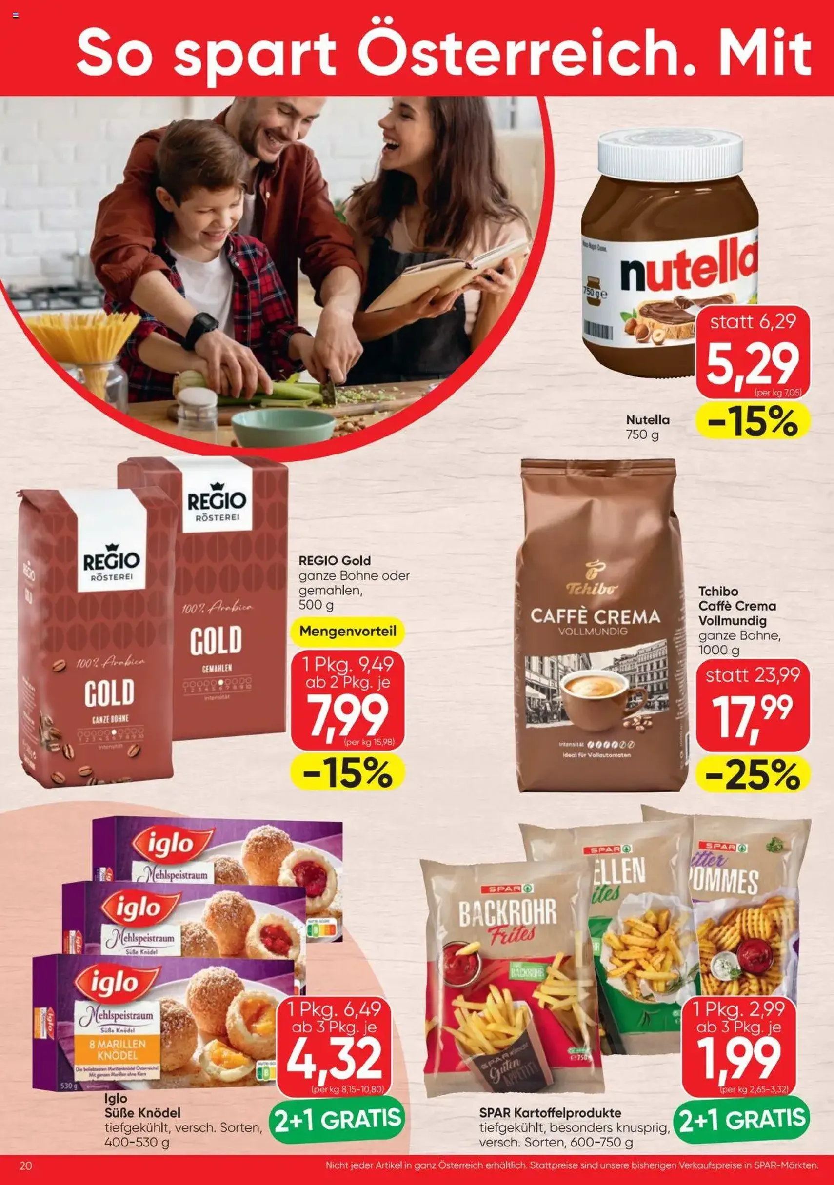 Spar Flugblatt - Gültiger Prospekt ab 09.10.2025, Seite 20 von insgesamt 24