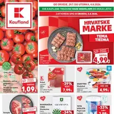 Kaufland HR akciós újság - szórólap előnézete érvényes 2026.07.29. -tól