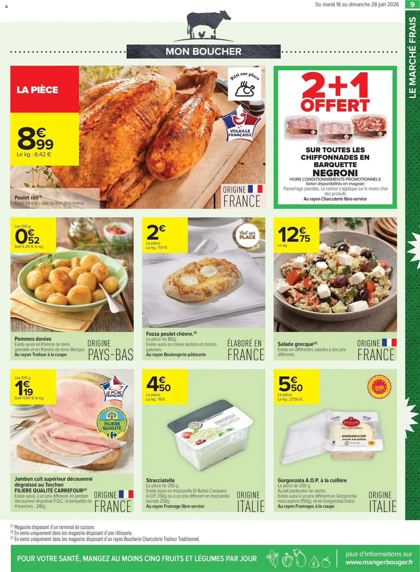 Carrefour contact Le mois des supporters - brochure valable à partir du 16/06/2026, page 9 sur 20