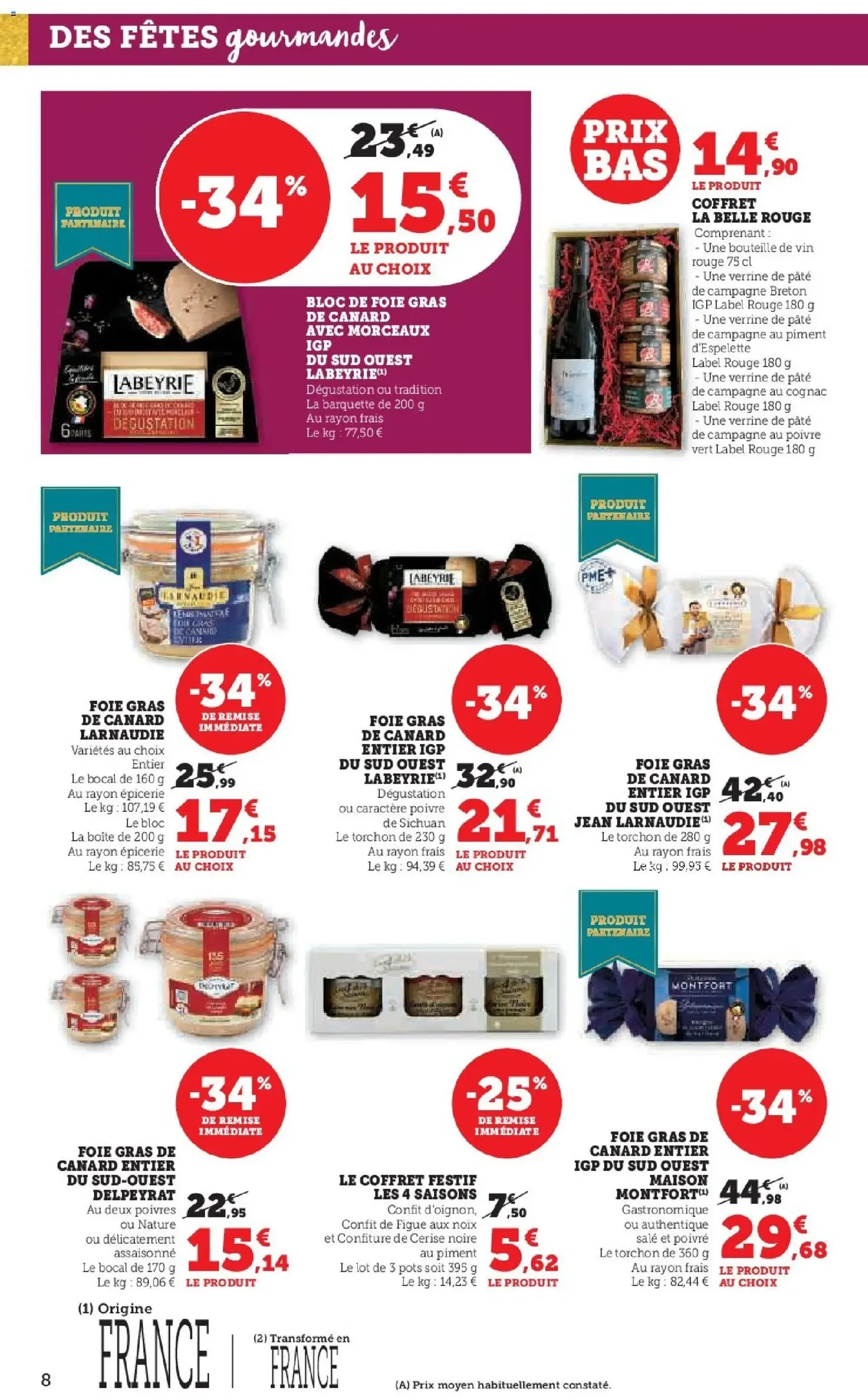 Super U - Les prix bas de la semaine - brochure valable à partir du 02/12/2025, page 8 sur 40