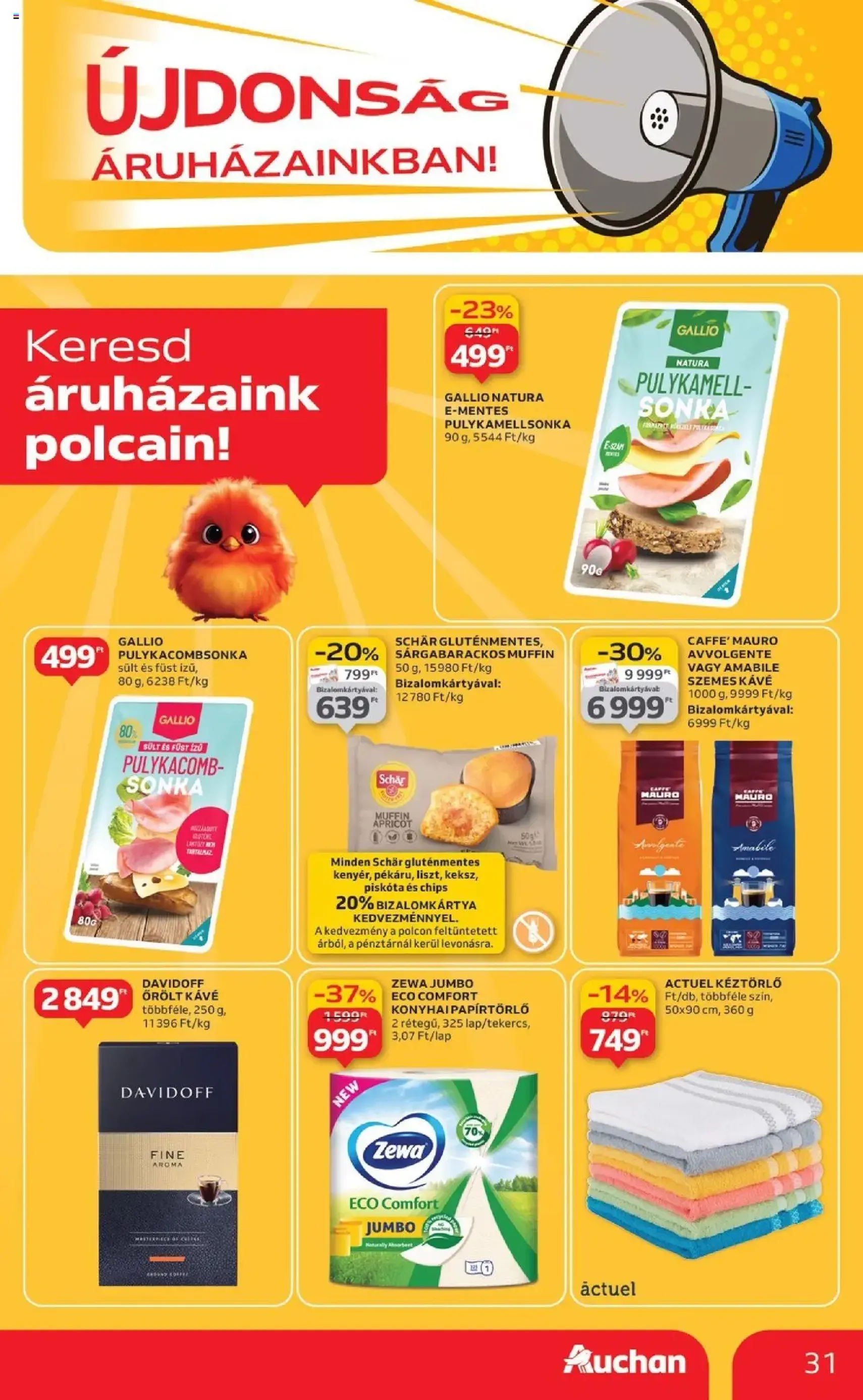 Auchan Akciós újság - 2025.09.04. érvényes szórólap 31 oldal 52 oldalból Auchan Akciós újság - 2025.09.04. érvényes szórólap 31 oldal 52 oldalból