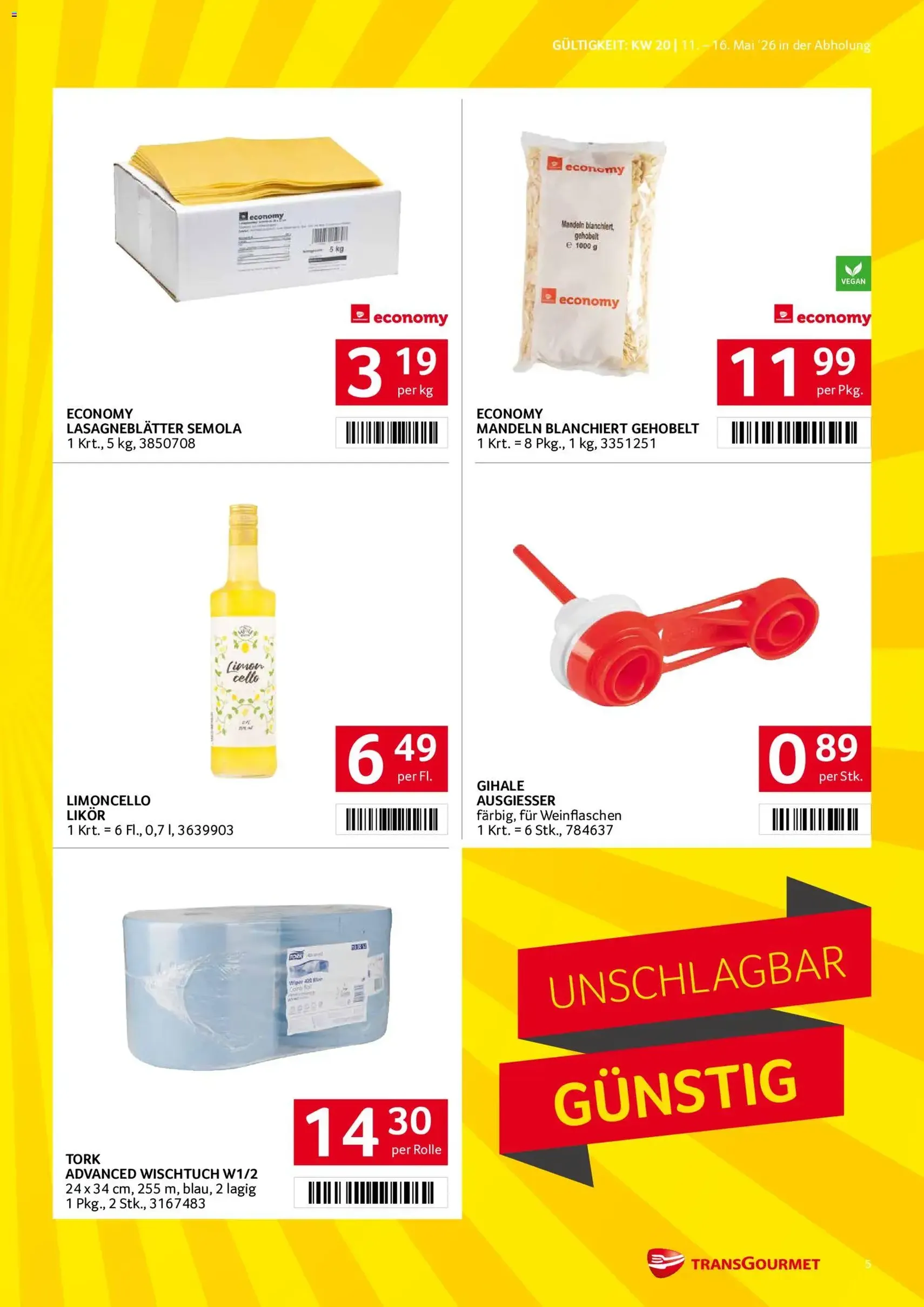 Transgourmet Flugblatt - Gültiger Prospekt ab 11.05.2026, Seite 5 von insgesamt 40