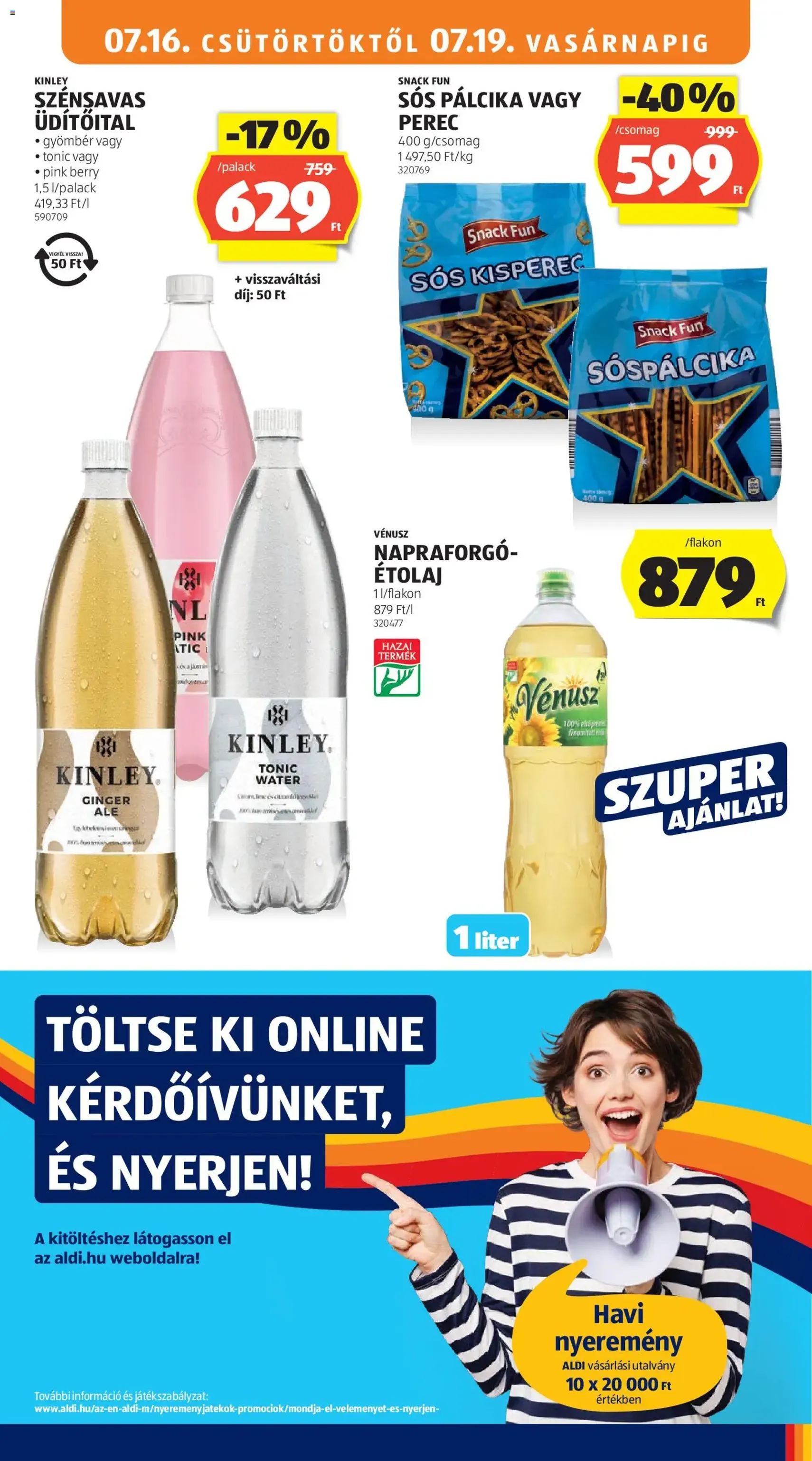 Aldi akciós újság - 2026.07.16. érvényes szórólap 17 oldal 38 oldalból