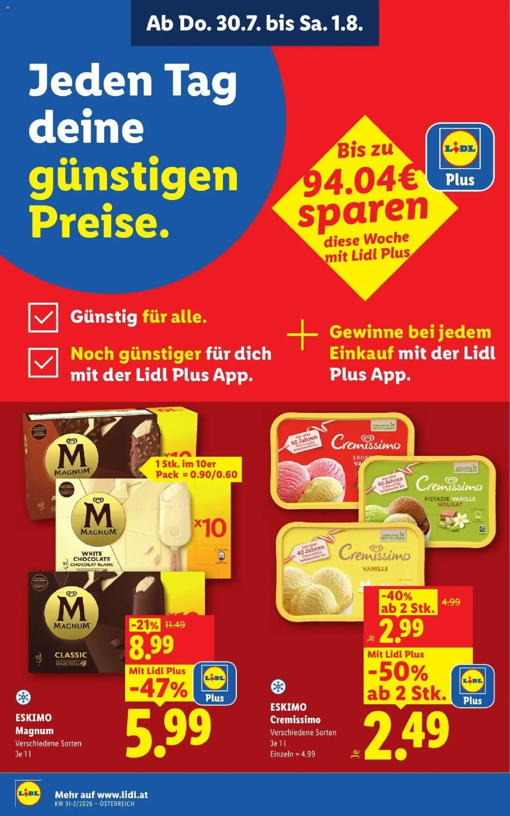 Lidl - Flugblatt - Gültiger Prospekt ab 30.07.2026, Seite 2 von insgesamt 52