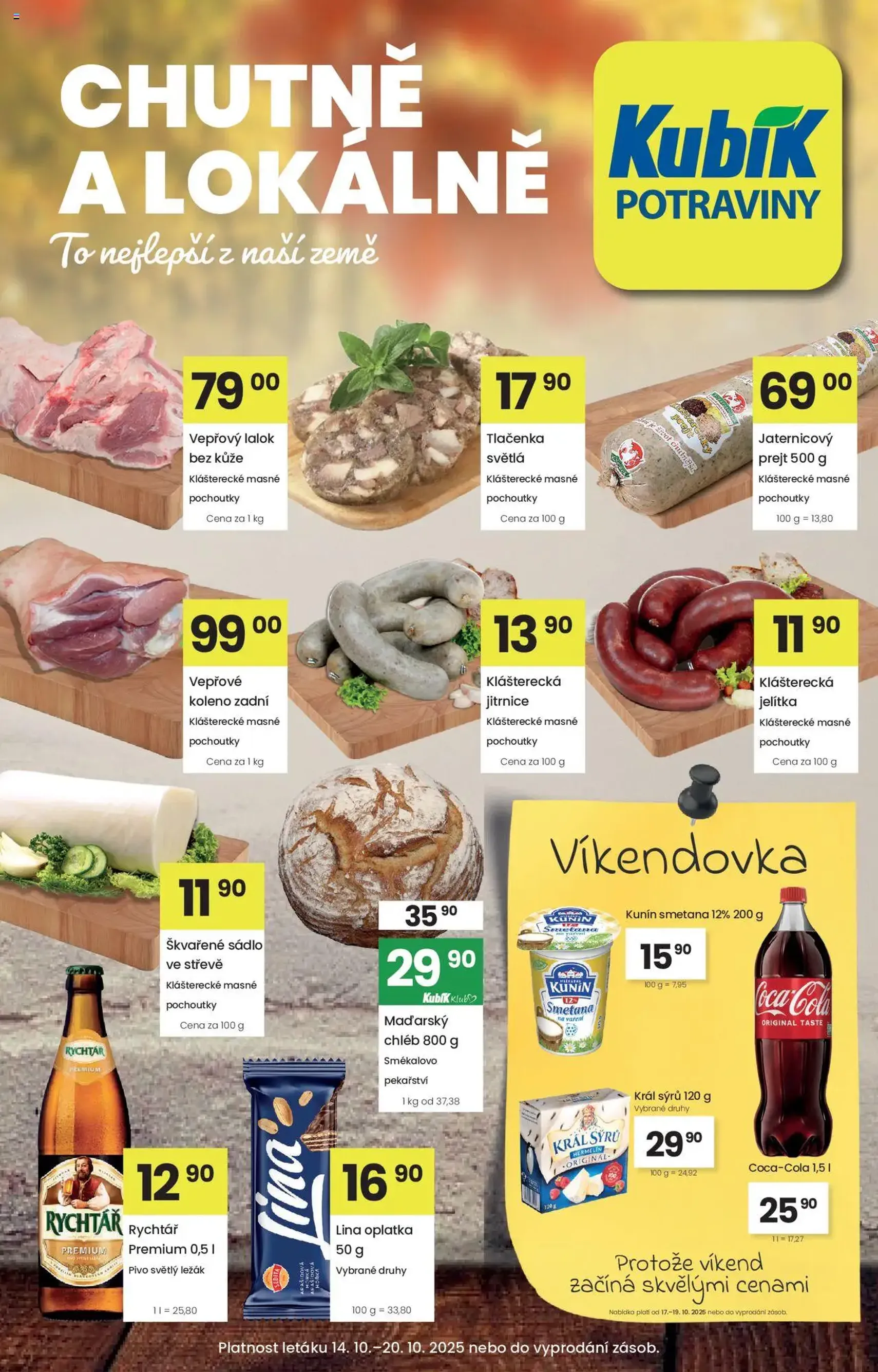 Kubík leták - platný leták od 14.10.2025 strana 1 z 4