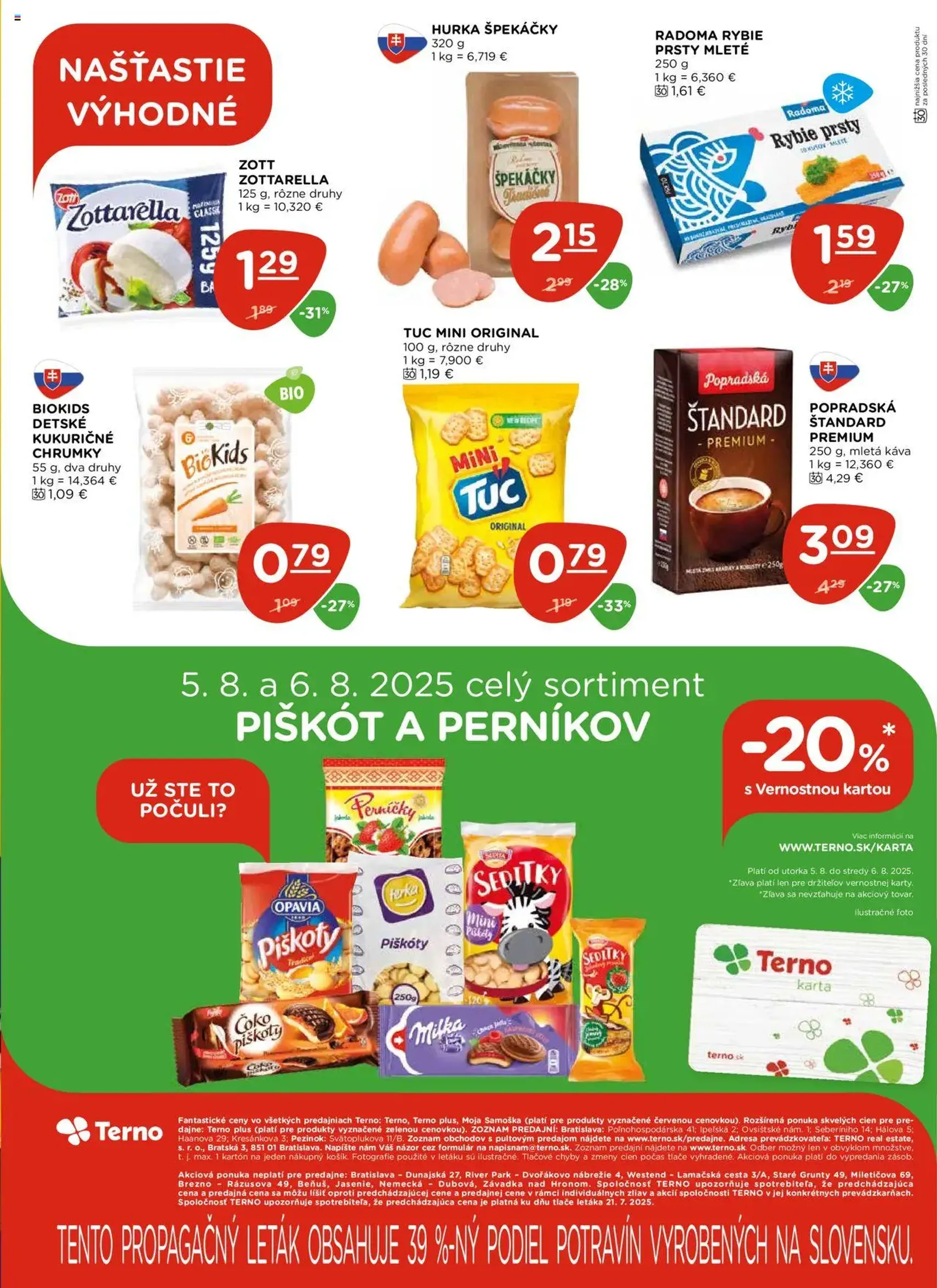 Terno leták - platný leták od 31.07.2025 strana 21 z 23 Terno leták - platný leták od 31.07.2025 strana 21 z 23