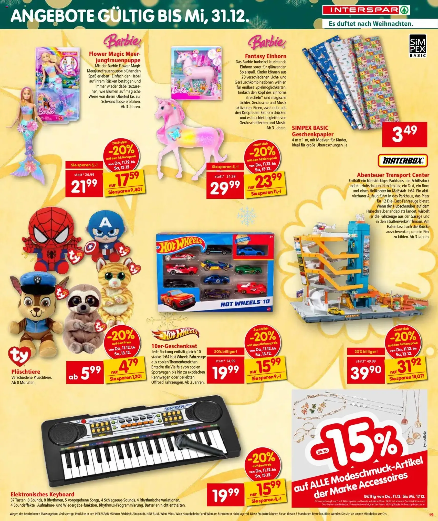 Interspar Flugblatt - Gültiger Prospekt ab 11.12.2025, Seite 20 von insgesamt 22