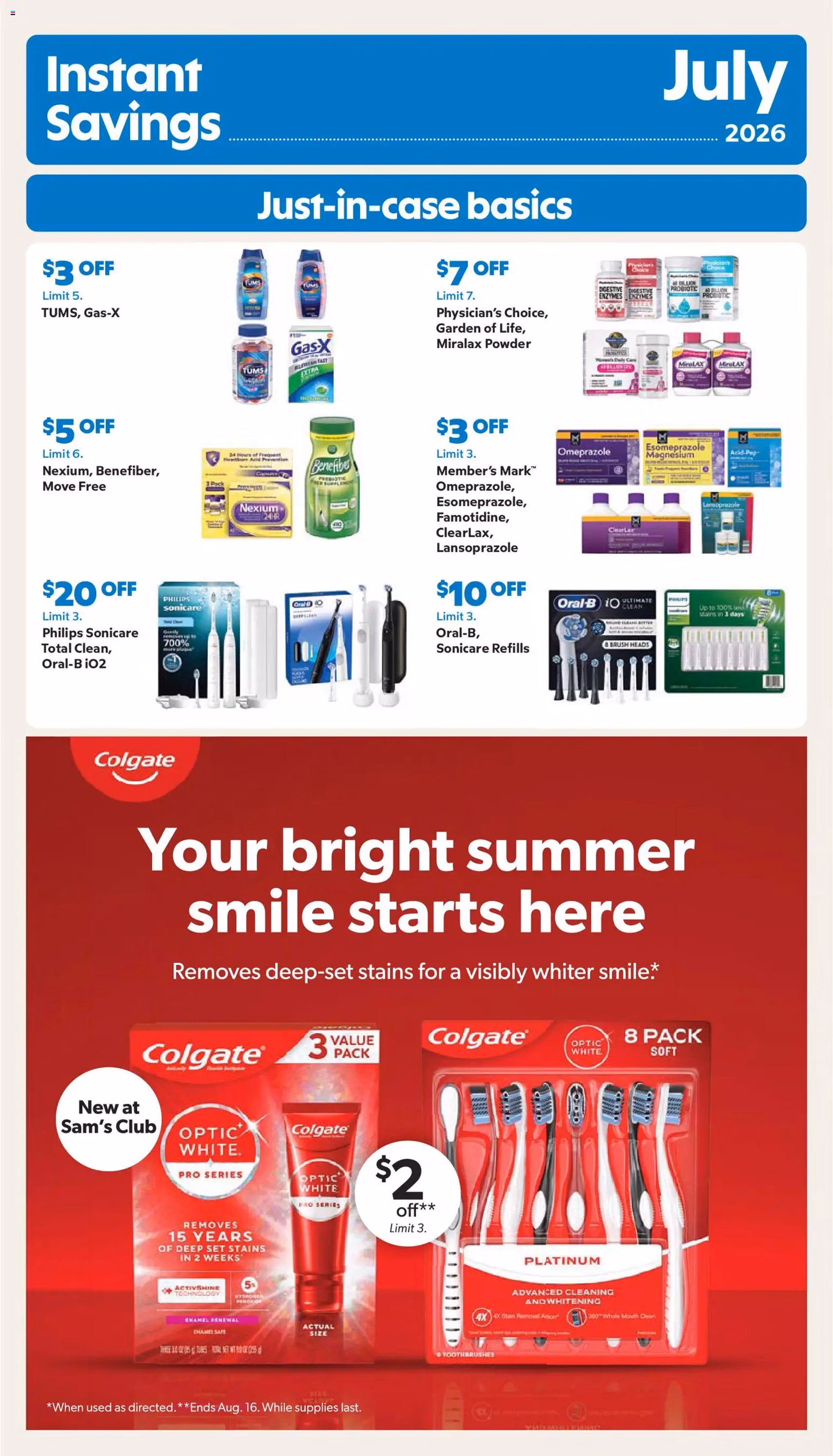 Sam's Club Instant Savings Book July 2026 - valid flyer from 07/22/2026, page 19 of 44