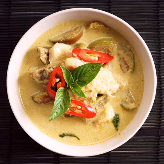 Anteprima ricetta Petto di pollo con latte di cocco