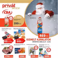 PRIVÁT - Aktuális szórólap MAX - szórólap előnézete érvényes 2025.11.27. -tól