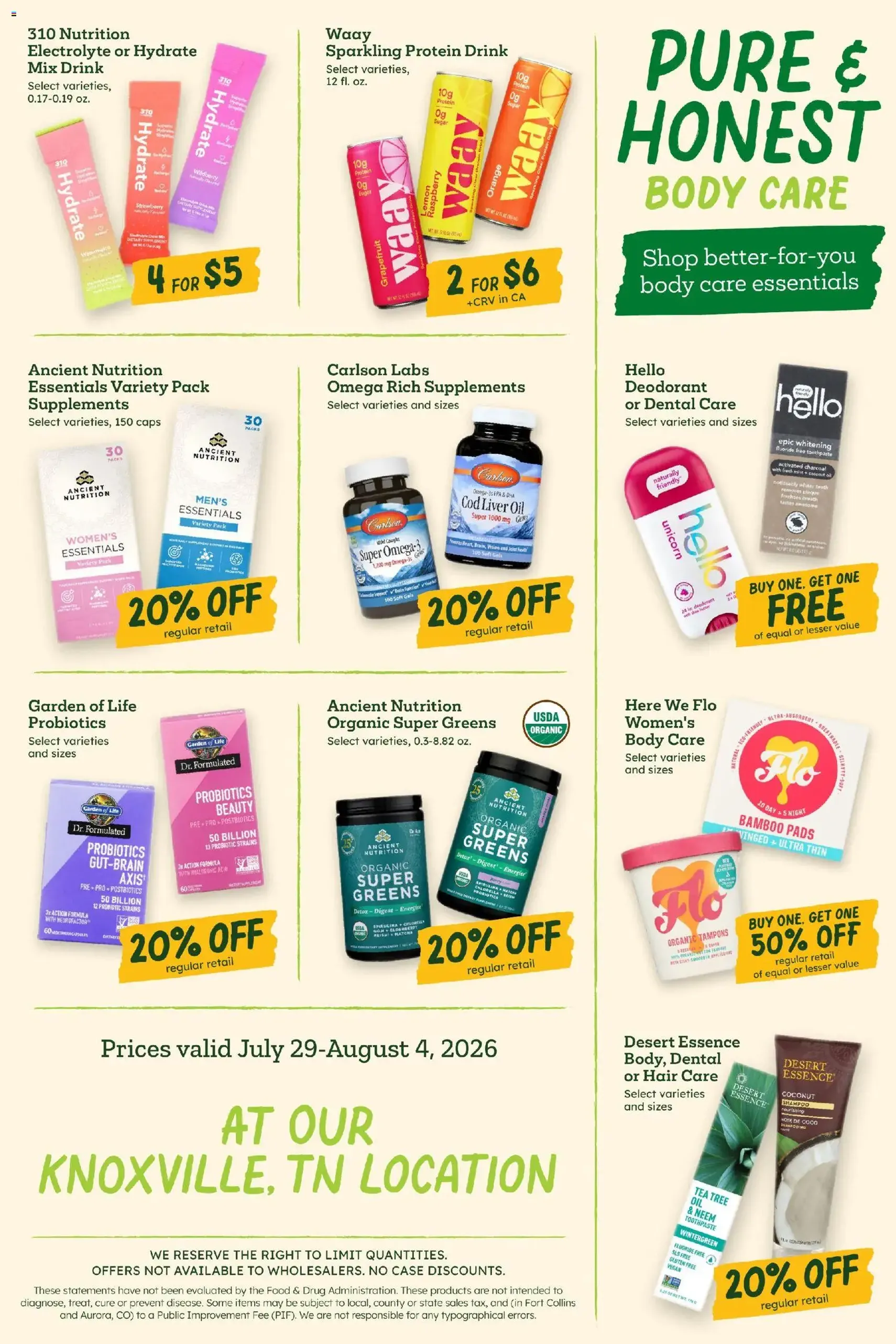 Sprouts Weekly Ad - valid flyer from 07/29/2026, page 10 of 11