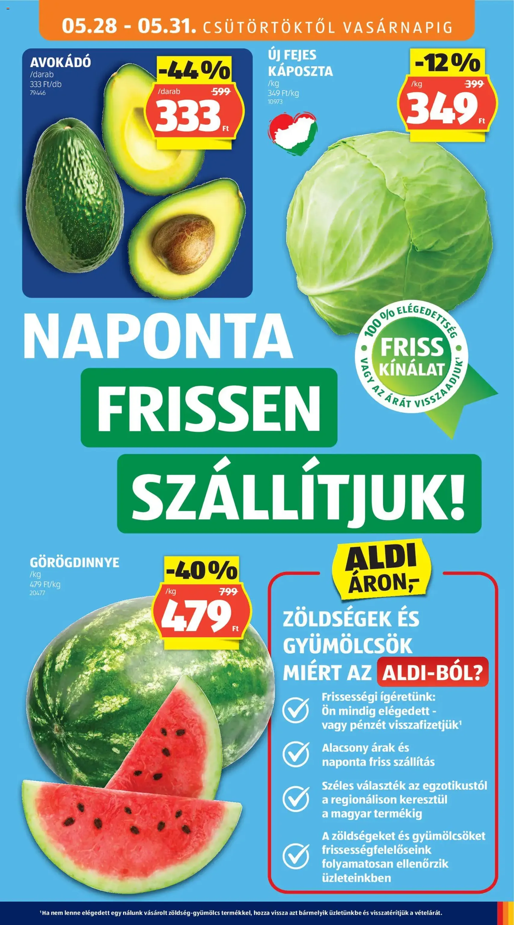 Aldi akciós újság - 2026.05.28. érvényes szórólap 9 oldal 60 oldalból