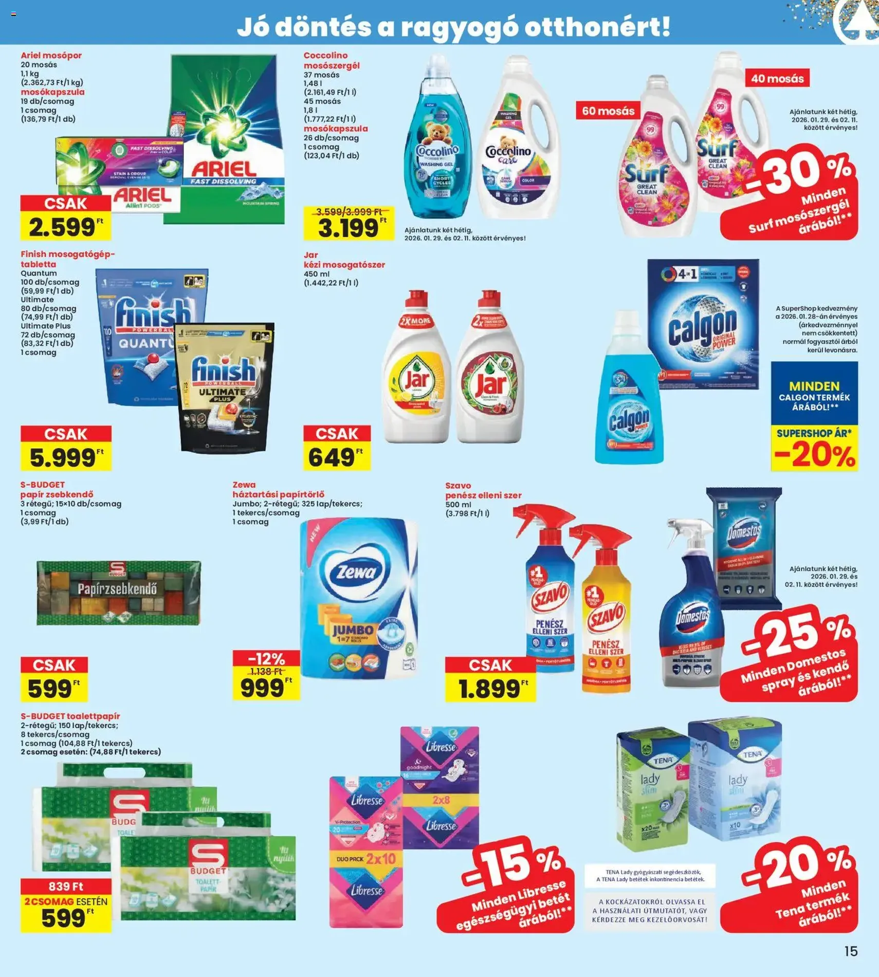 Interspar Akciós újság - 2026.01.29. érvényes szórólap 15 oldal 20 oldalból