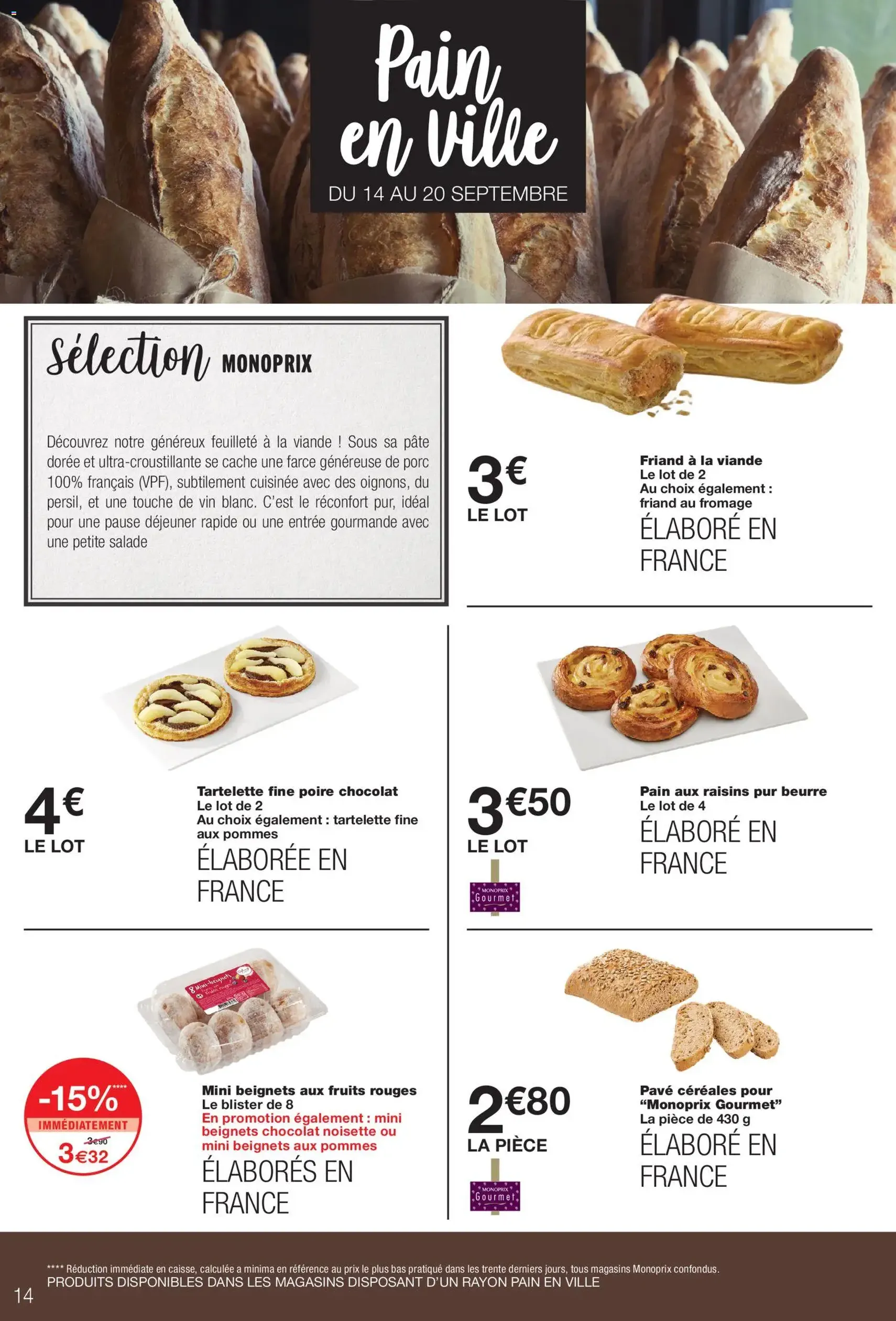 Monoprix catalogue - brochure valable à partir du 08/09/2026, page 14 sur 59