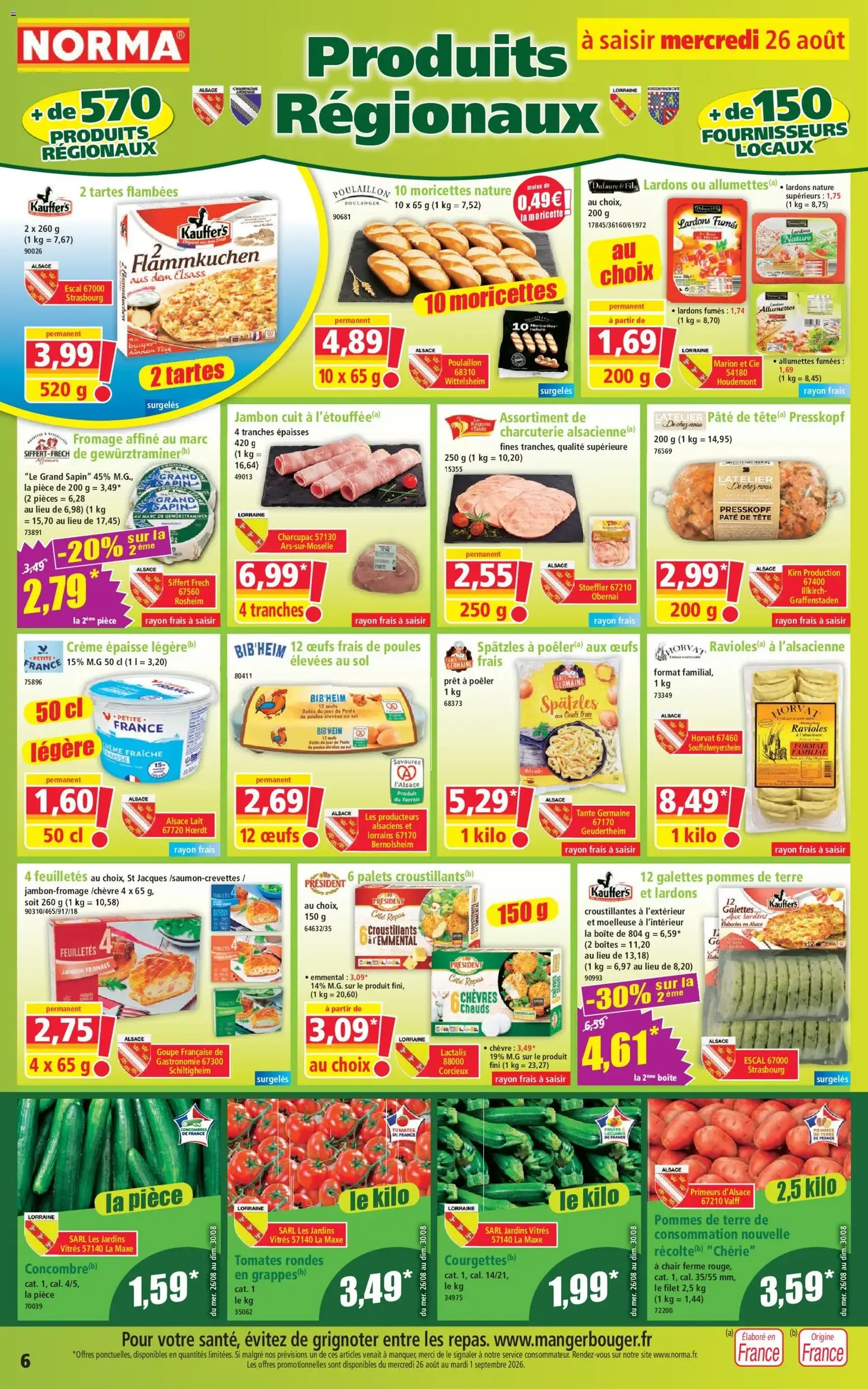 Norma catalogue - brochure valable à partir du 26/08/2026, page 6 sur 12