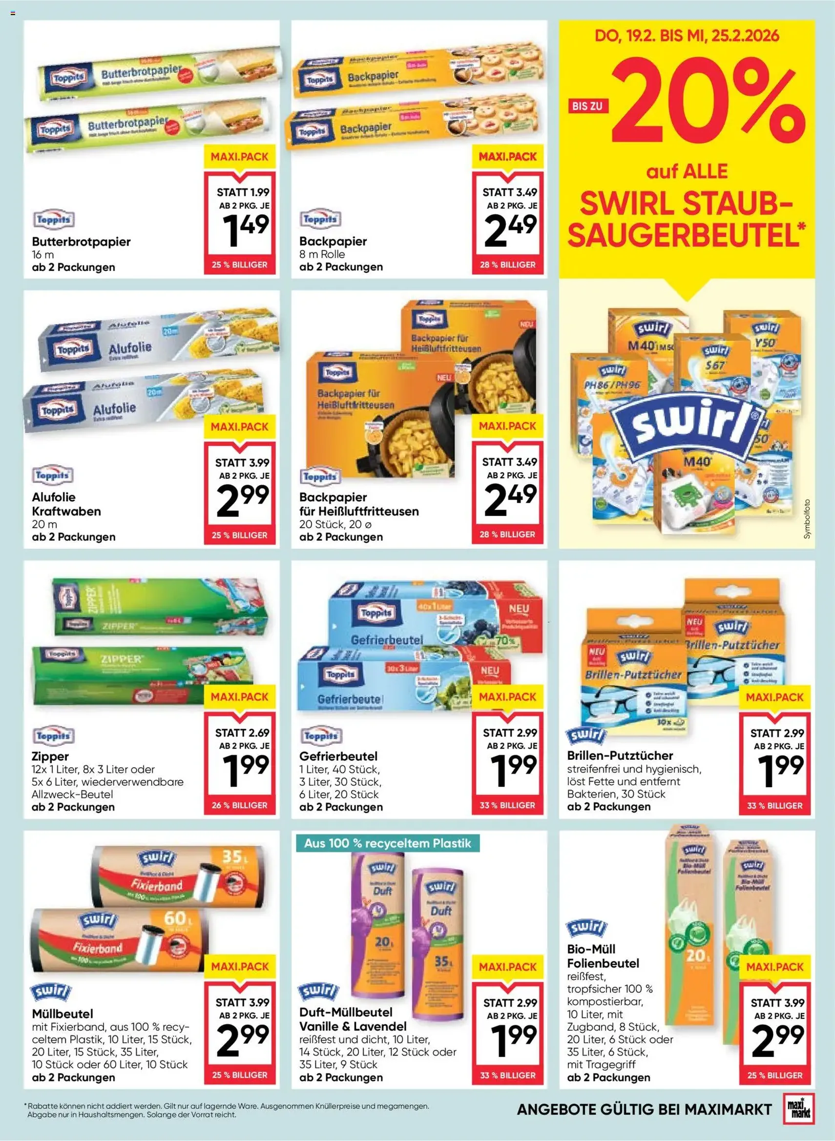 Maximarkt Flugblatt - Gültiger Prospekt ab 19.02.2026, Seite 17 von insgesamt 24