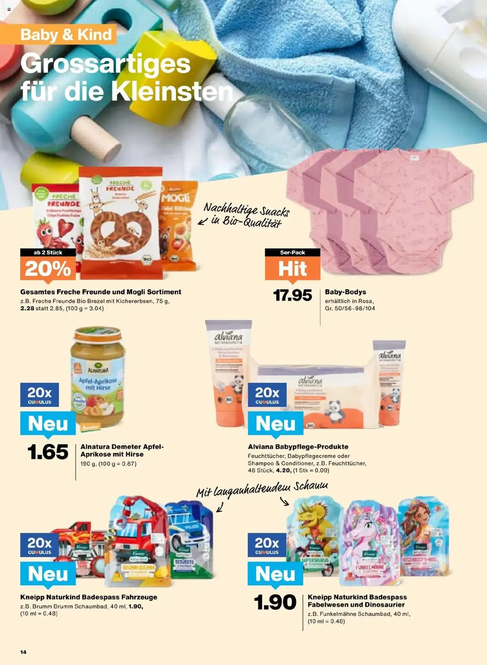 Migros Aktionen - Gültiger Prospekt ab 09.09.2025, Seite 14 von insgesamt 20 Migros Aktionen - Gültiger Prospekt ab 09.09.2025, Seite 14 von insgesamt 20