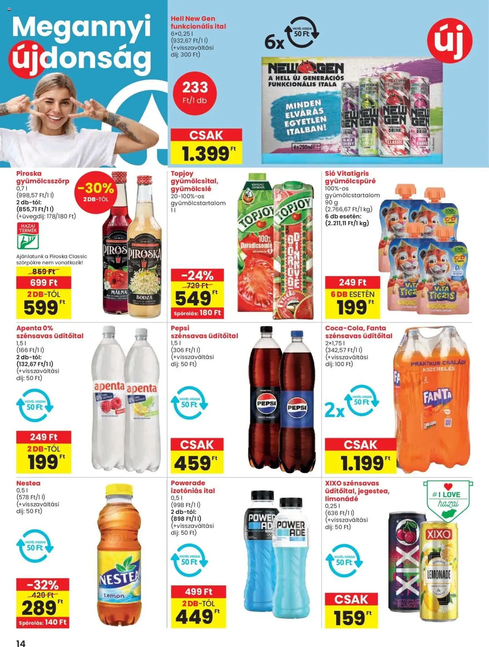 Spar Akciós újság - 2025.09.18. érvényes szórólap 14 oldal 20 oldalból
