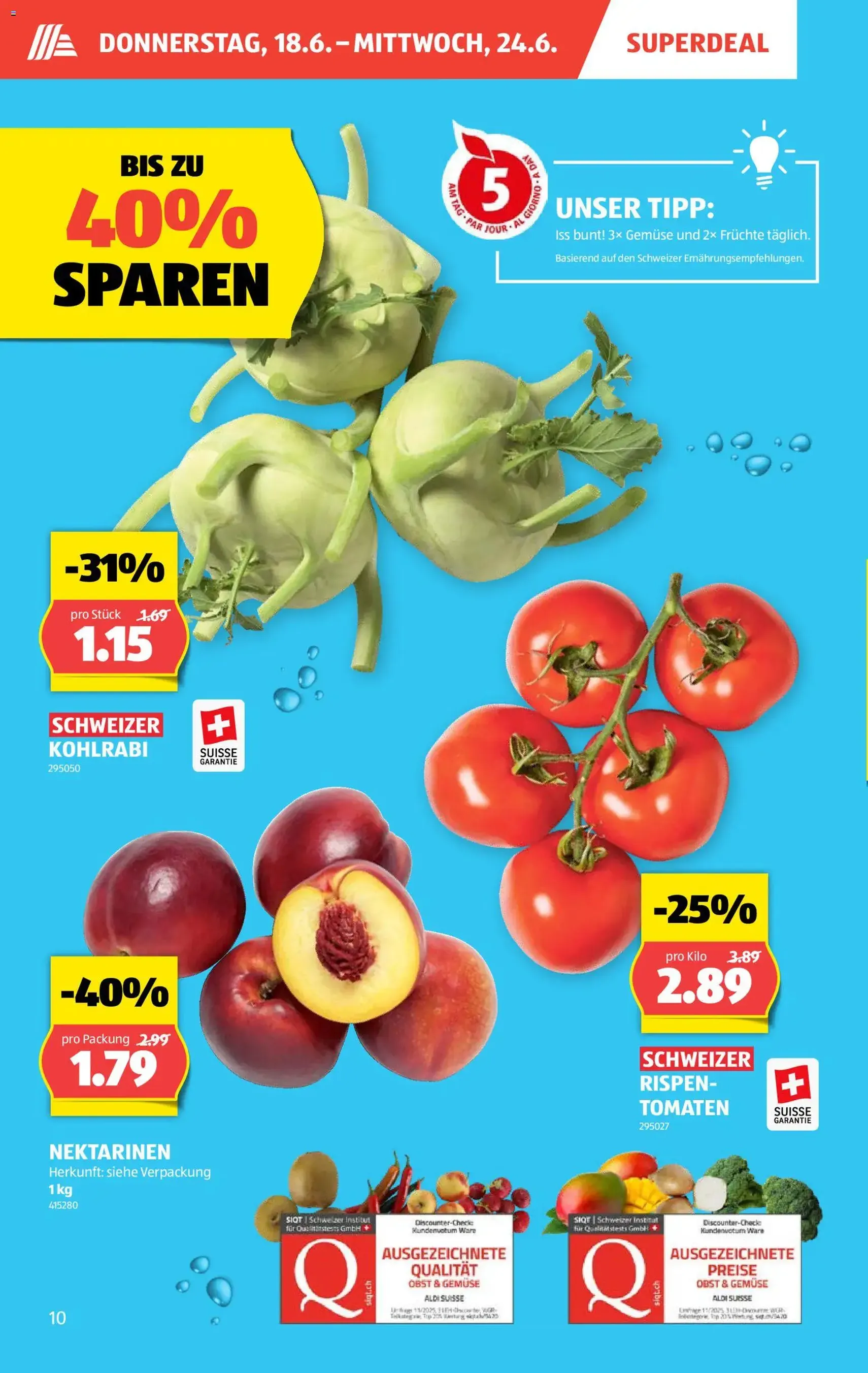 Aldi aktionen - Gültiger Prospekt ab 18.06.2026, Seite 10 von insgesamt 44