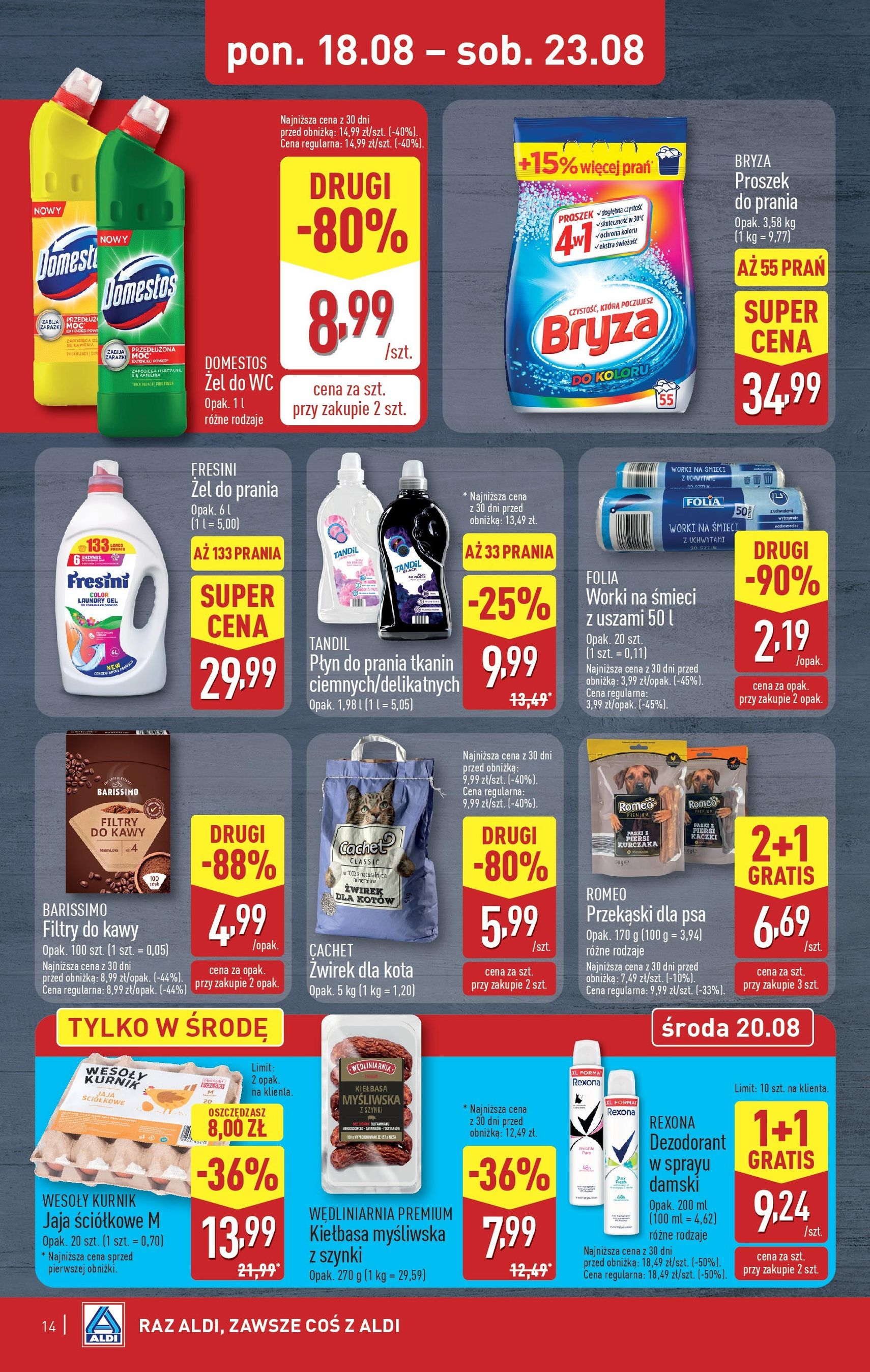 Aldi Gazetka - ważny gazetka od 18.08.2025 strona 14 z 28 Aldi Gazetka - ważny gazetka od 18.08.2025 strona 14 z 28