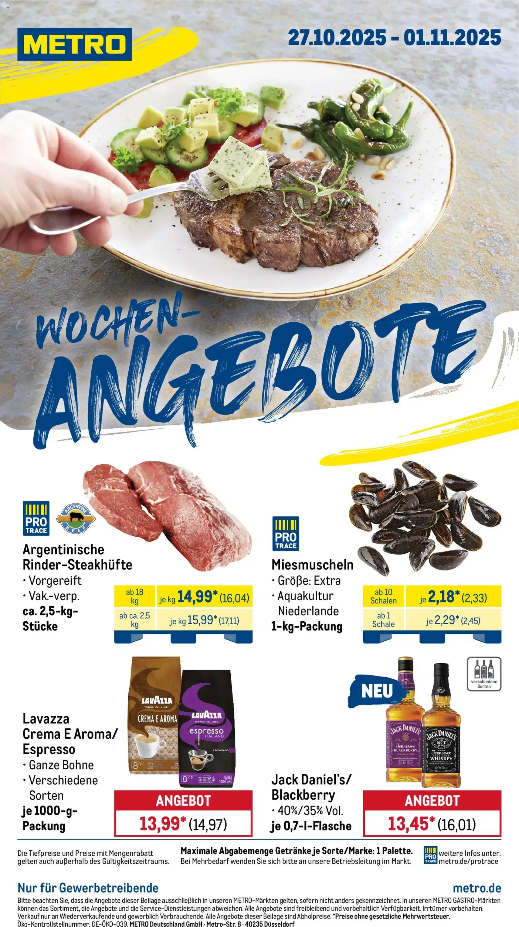 Metro Prospekt - Gültiger Prospekt ab 27.10.2025, Seite 1 von insgesamt 27 Metro Prospekt - Gültiger Prospekt ab 27.10.2025, Seite 1 von insgesamt 27