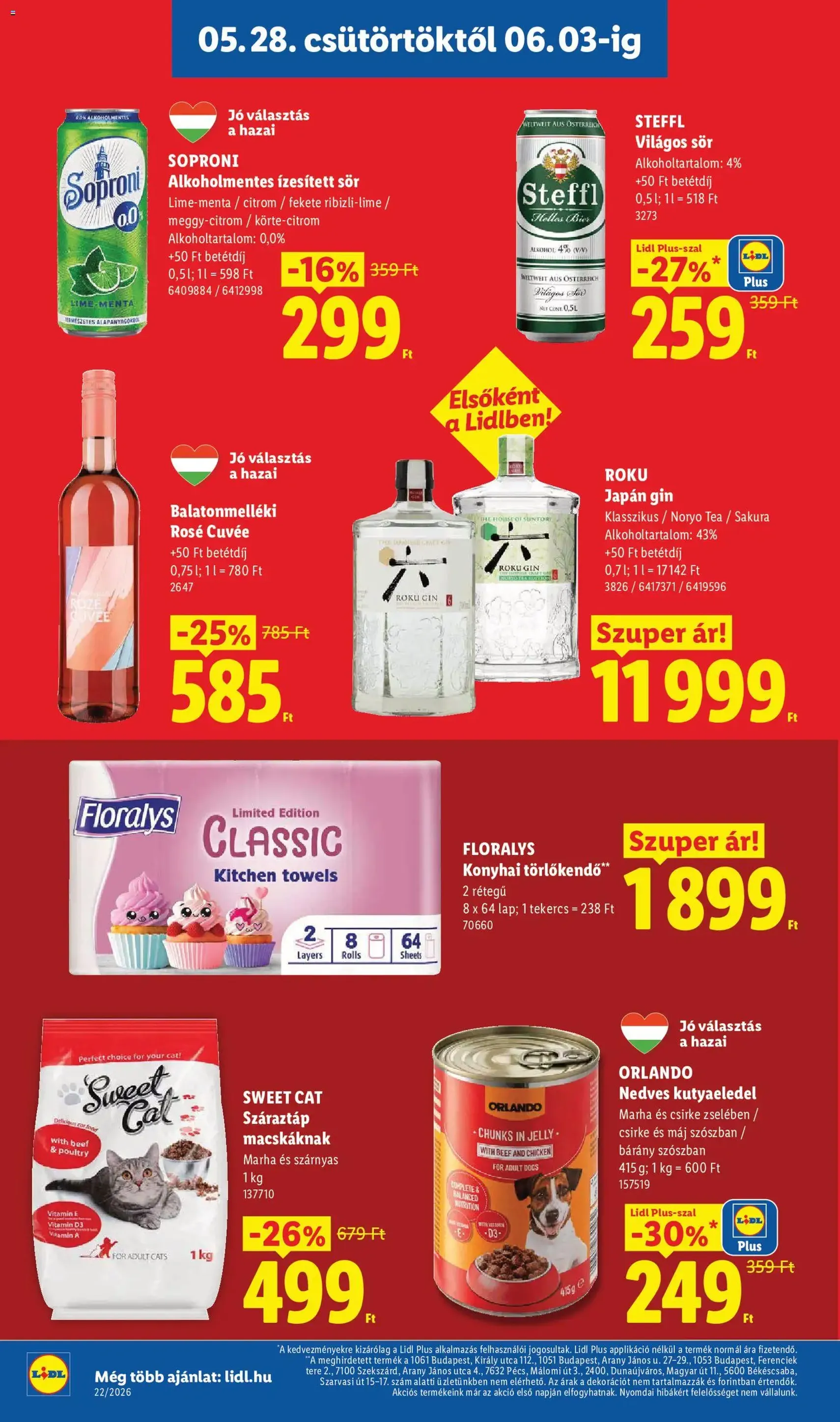 Lidl akciós újság - 2026.05.28. érvényes szórólap 16 oldal 74 oldalból