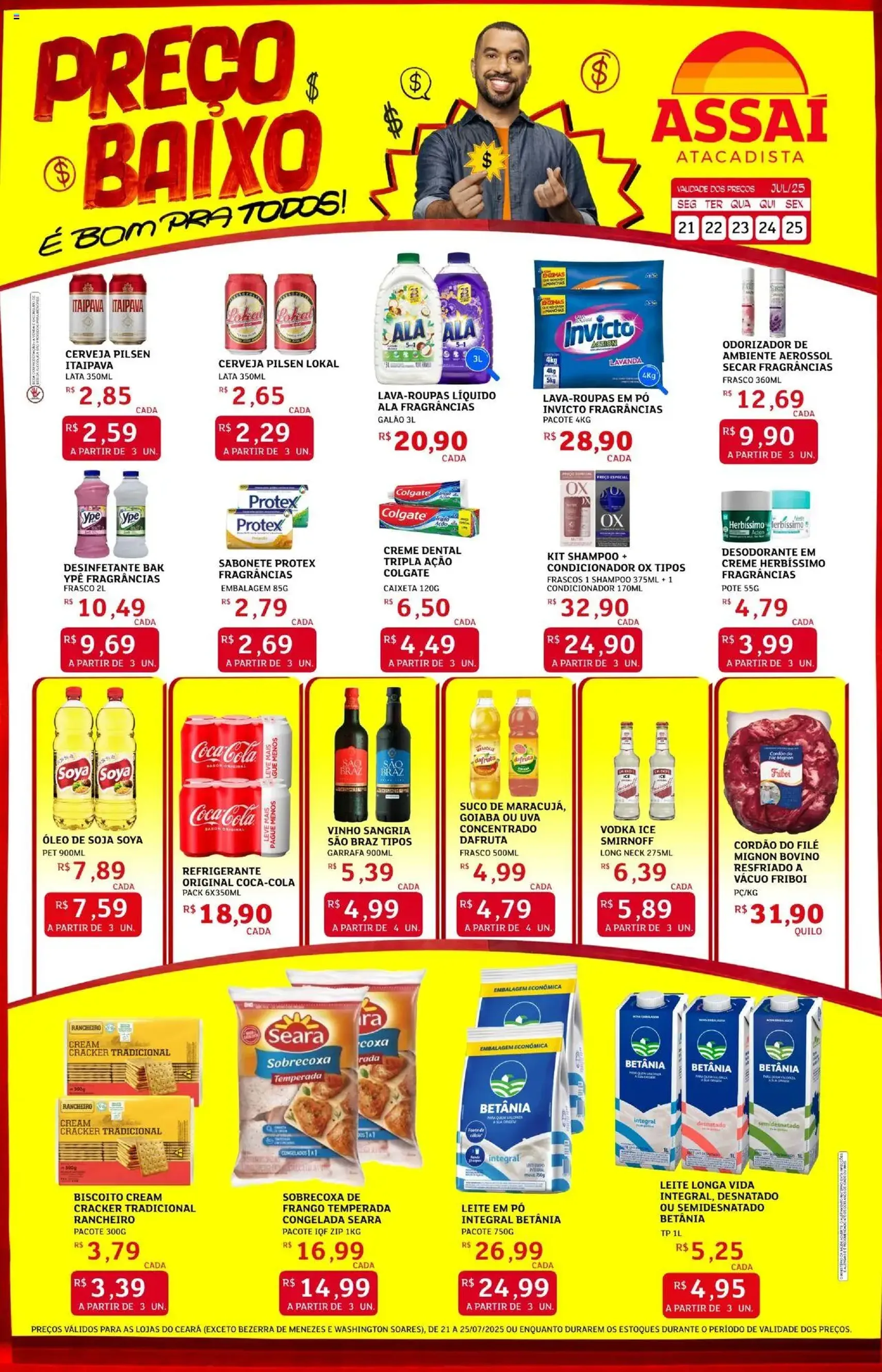 Encarte Assaí Atacadista - folheto válido a partir de 21/07/2025 página 1 de 2