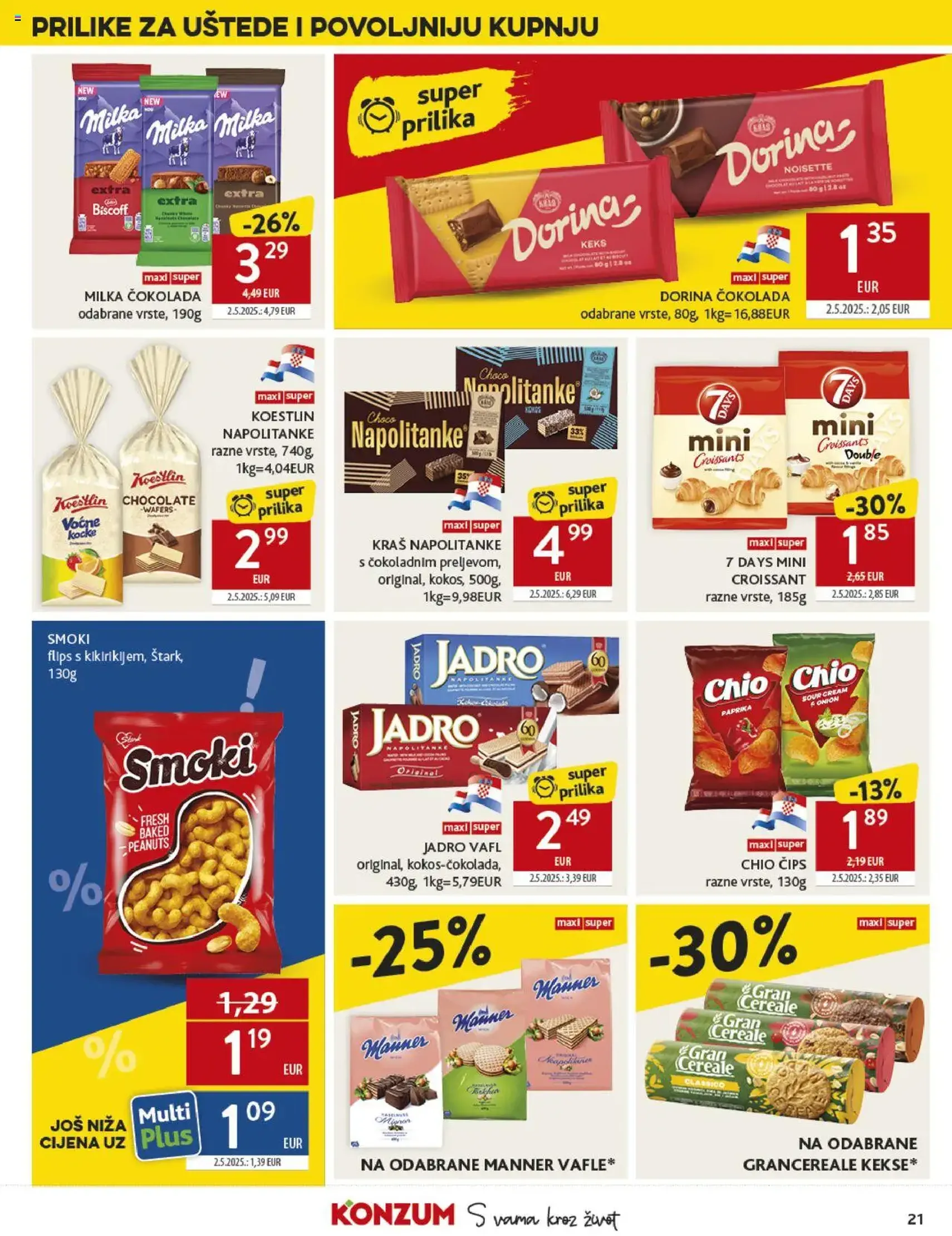 Konzum HR Akciós újság - 2025.08.20. érvényes szórólap 21 oldal 38 oldalból