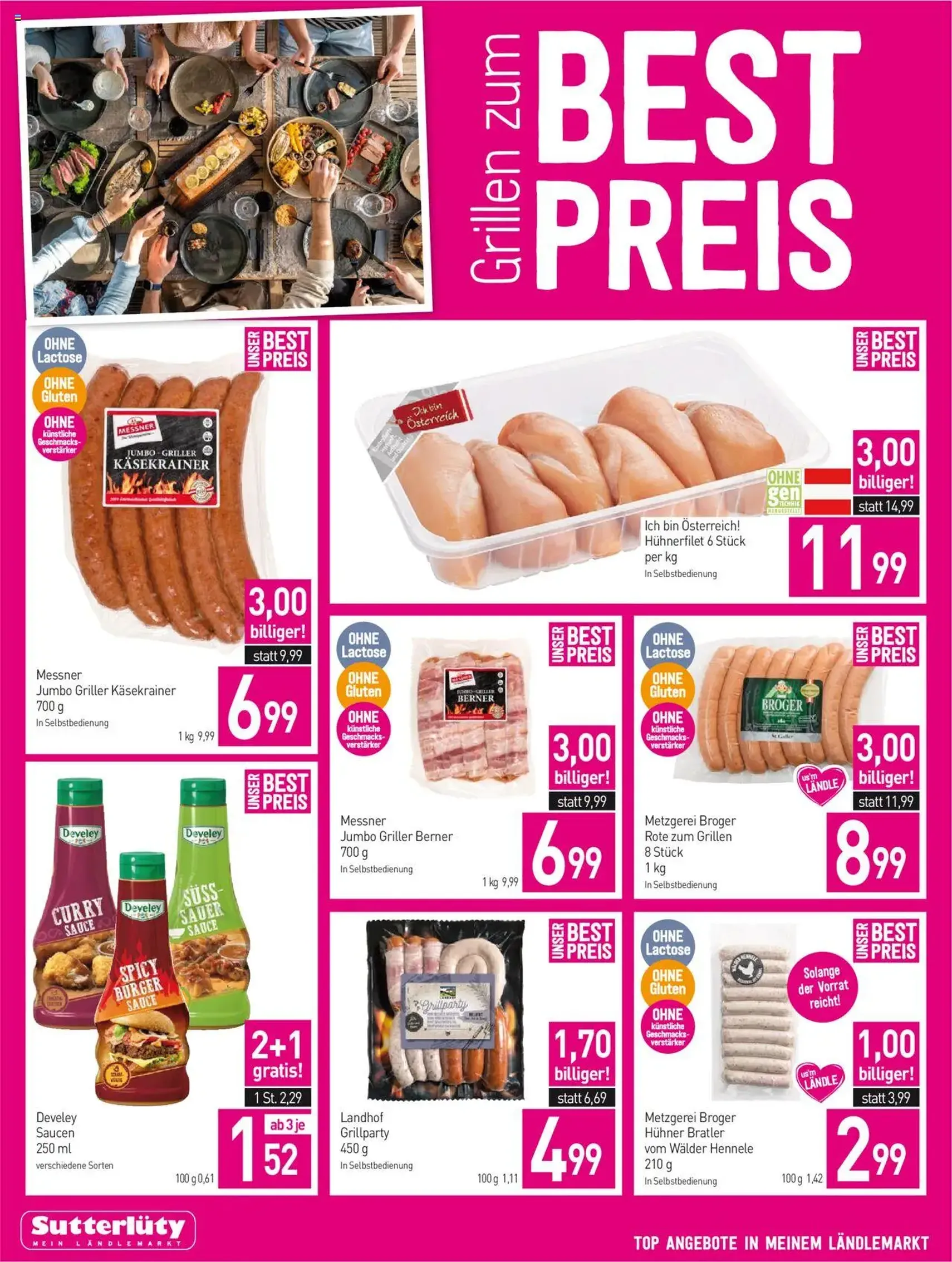 Sutterlüty Flugblatt - Gültiger Prospekt ab 07.08.2025, Seite 2 von insgesamt 20