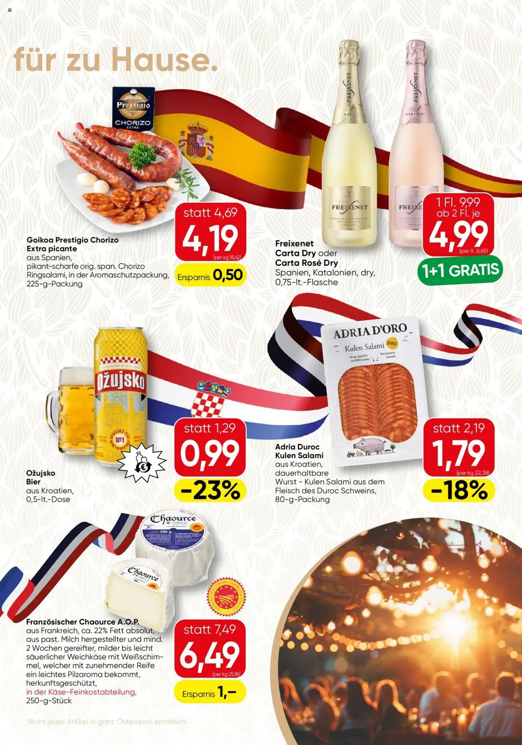 SPAR Gourmet Flugblatt Wien - Gültiger Prospekt ab 31.07.2025, Seite 9 von insgesamt 12 SPAR Gourmet Flugblatt Wien - Gültiger Prospekt ab 31.07.2025, Seite 9 von insgesamt 12