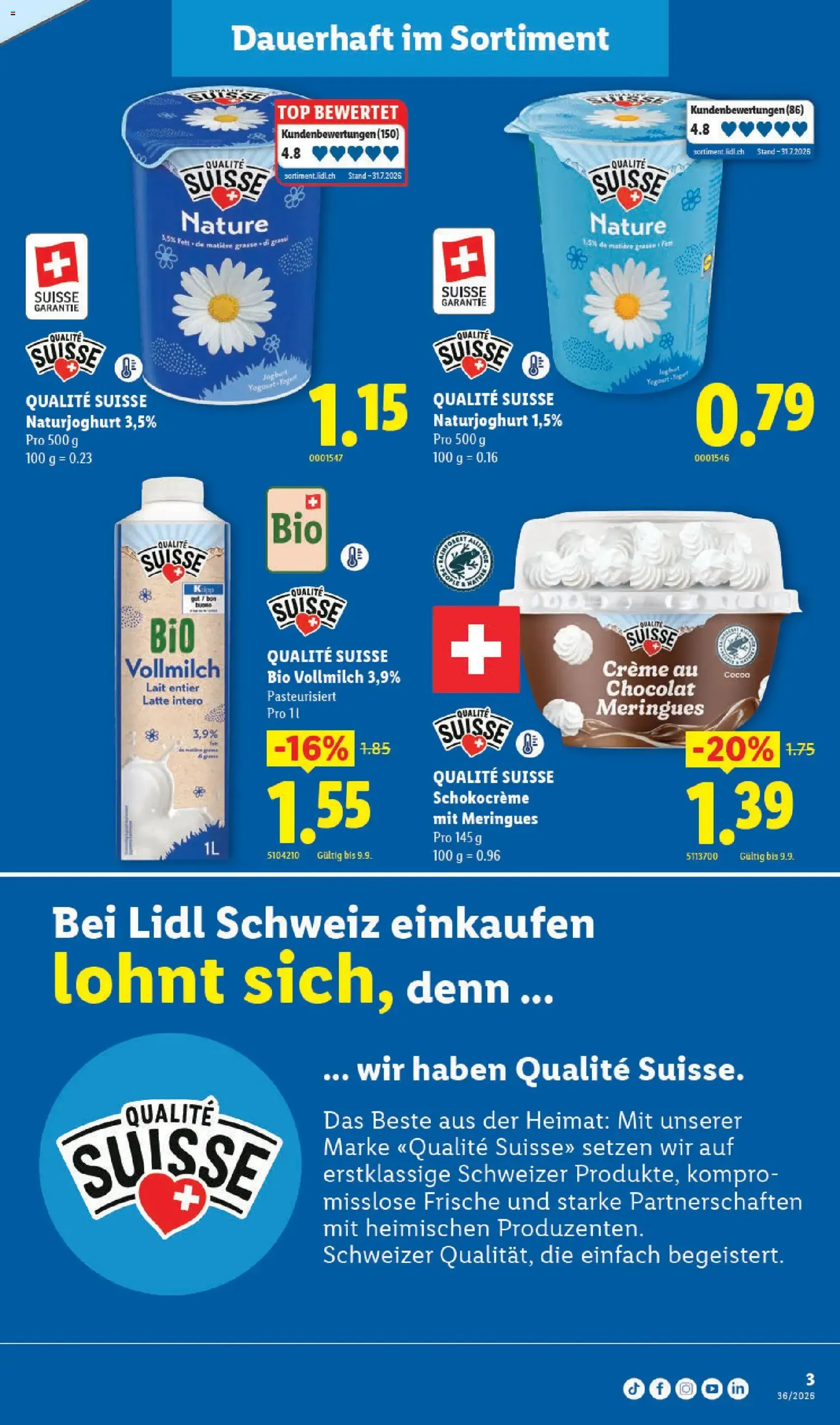 Lidl aktionen - Gültiger Prospekt ab 03.09.2026, Seite 4 von insgesamt 41