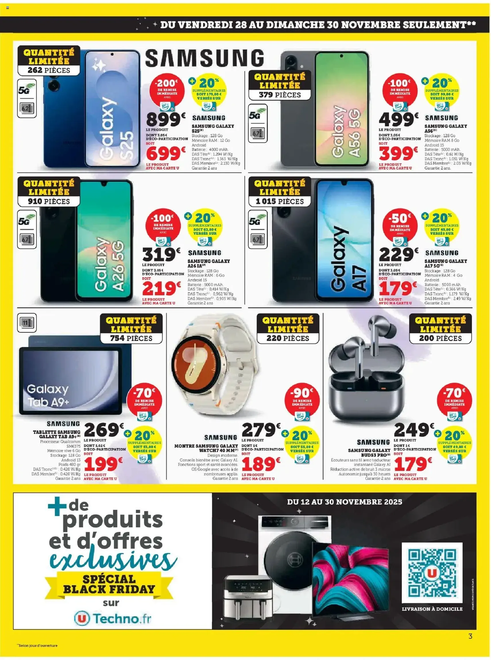Hyper U Black Friday - brochure valable à partir du 28/11/2025, page 3 sur 6