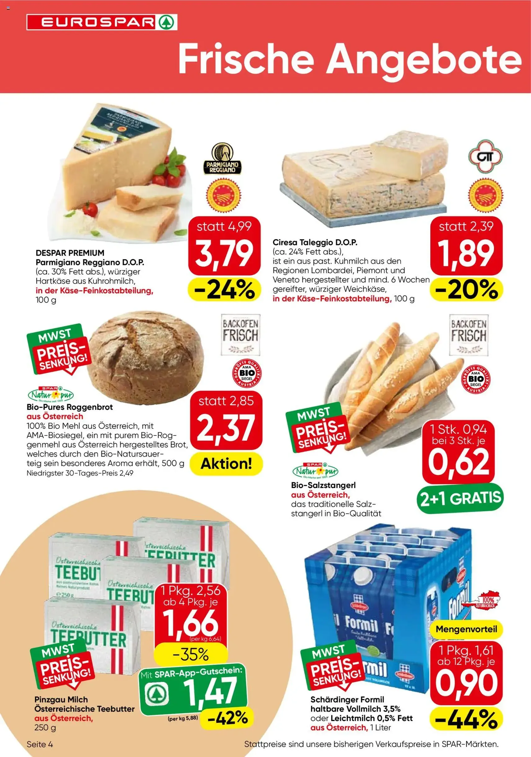 Eurospar Flugblatt - Gültiger Prospekt ab 01.07.2026, Seite 4 von insgesamt 16