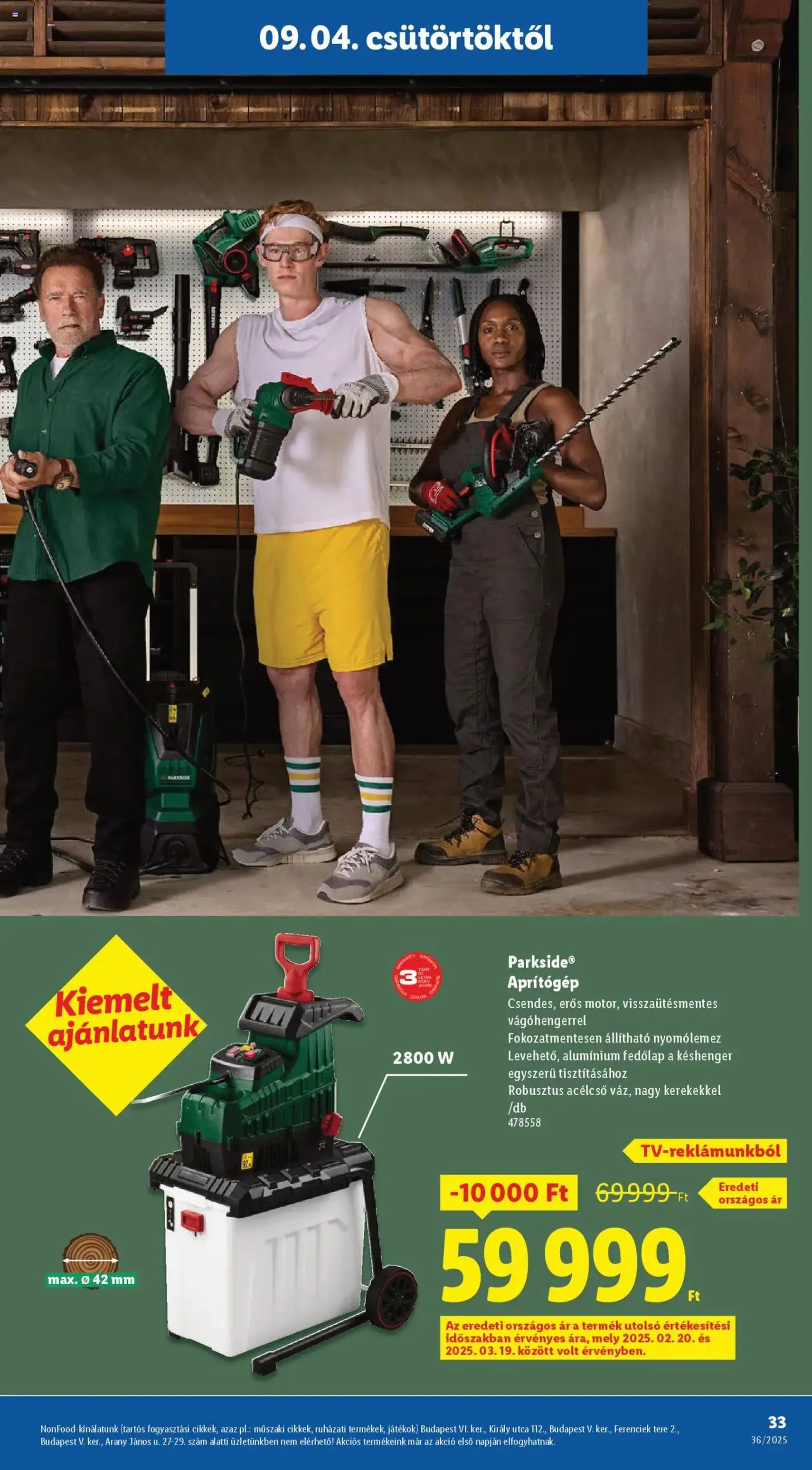 Lidl Akciós újság - 2025.09.04. érvényes szórólap 33 oldal 70 oldalból Lidl Akciós újság - 2025.09.04. érvényes szórólap 33 oldal 70 oldalból