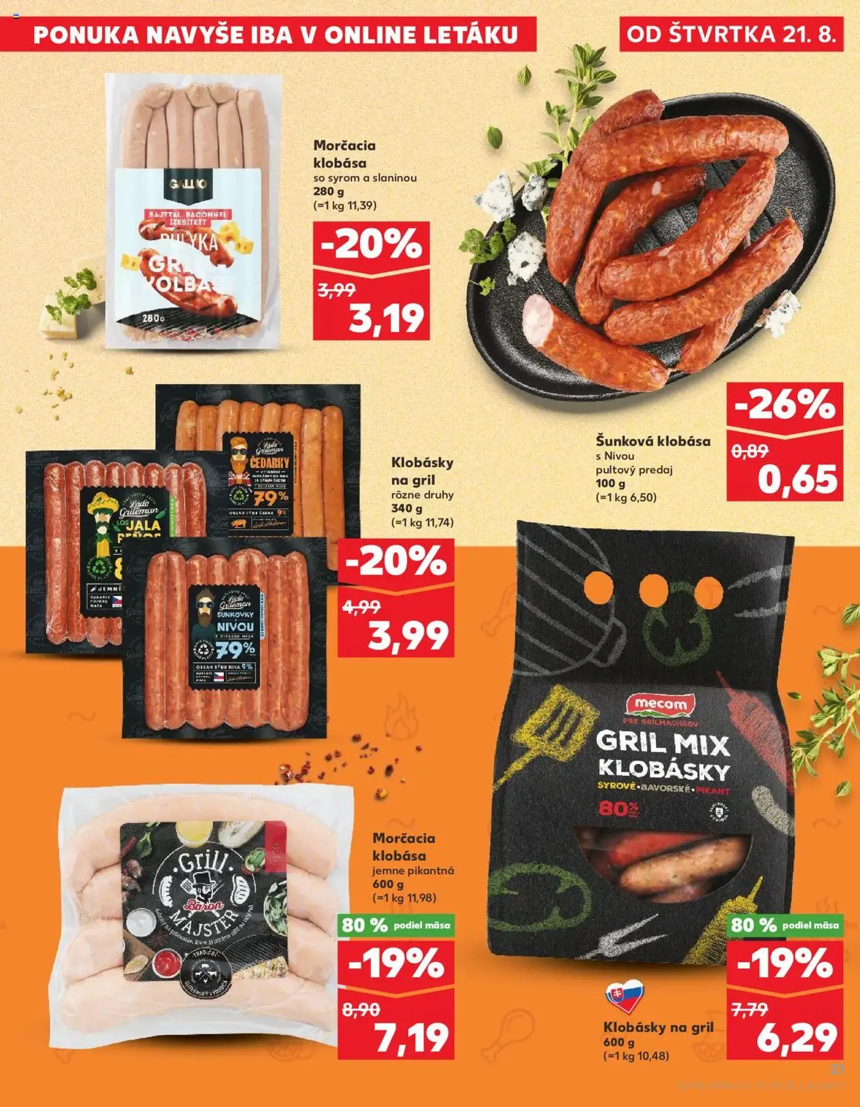 Kaufland SK Bratislava-Devínska Nová Ves - 2025.08.21. érvényes szórólap 21 oldal 78 oldalból