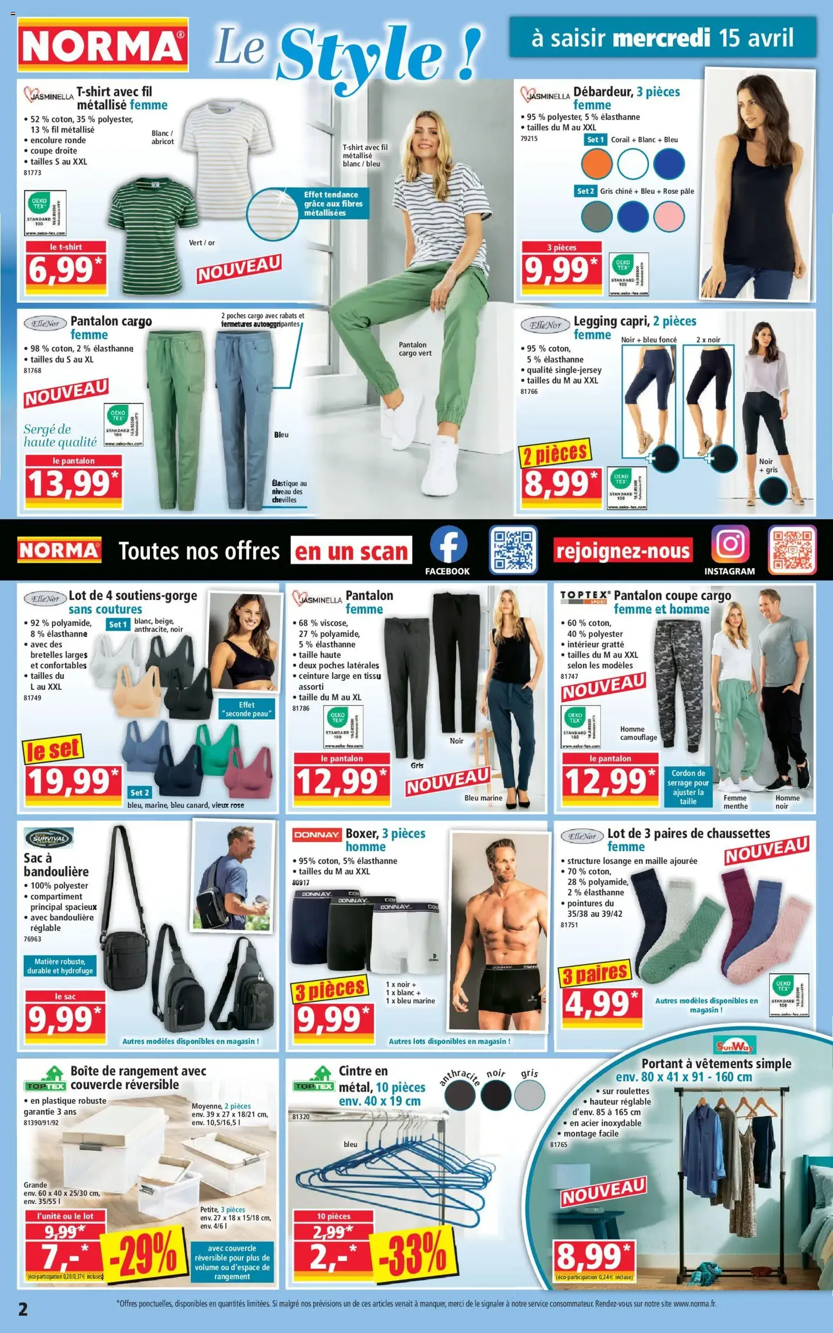 Norma catalogue - brochure valable à partir du 15/04/2026, page 2 sur 14