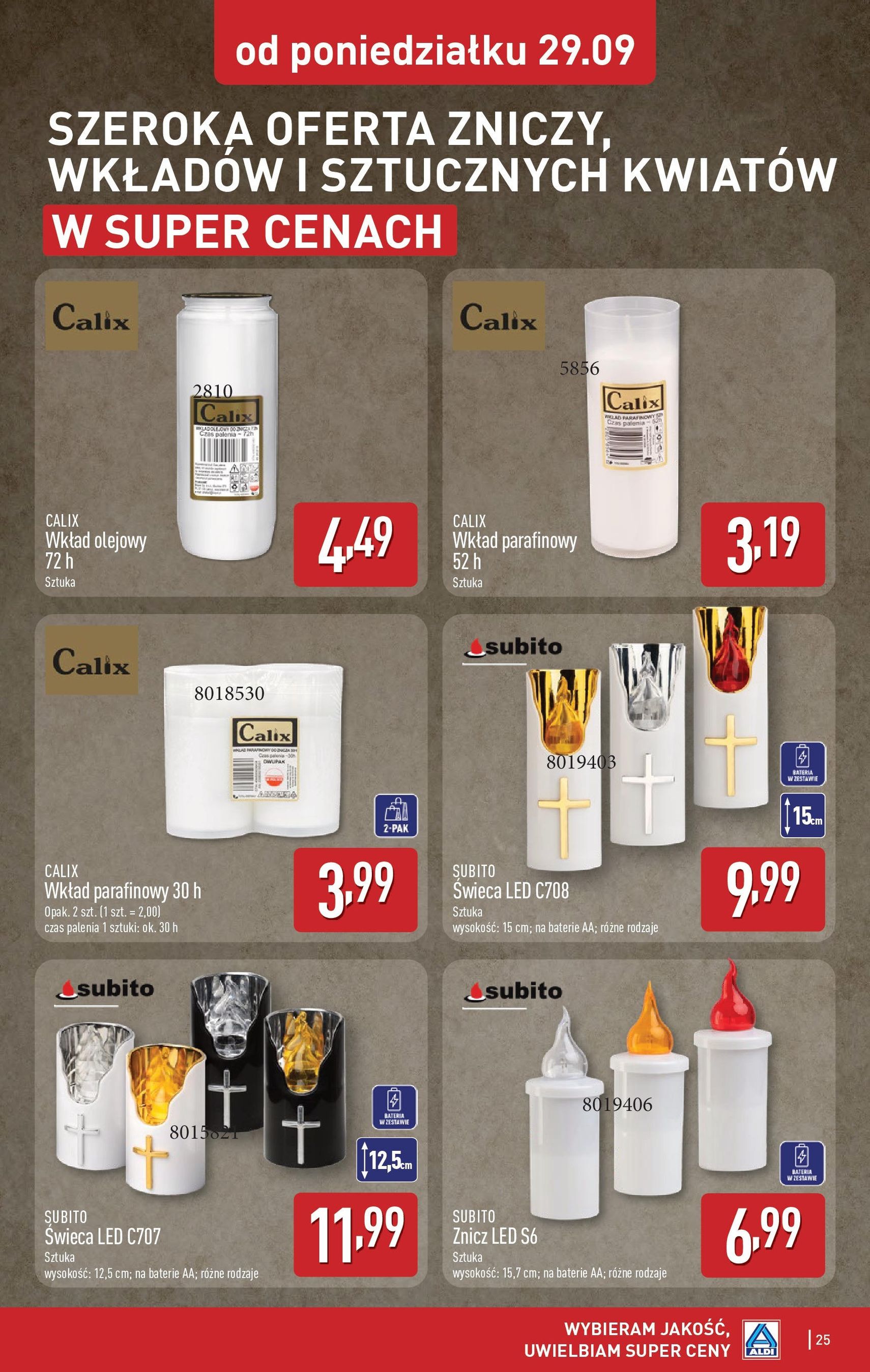 Aldi Gazetka - ważny gazetka od 29.09.2025 strona 25 z 41