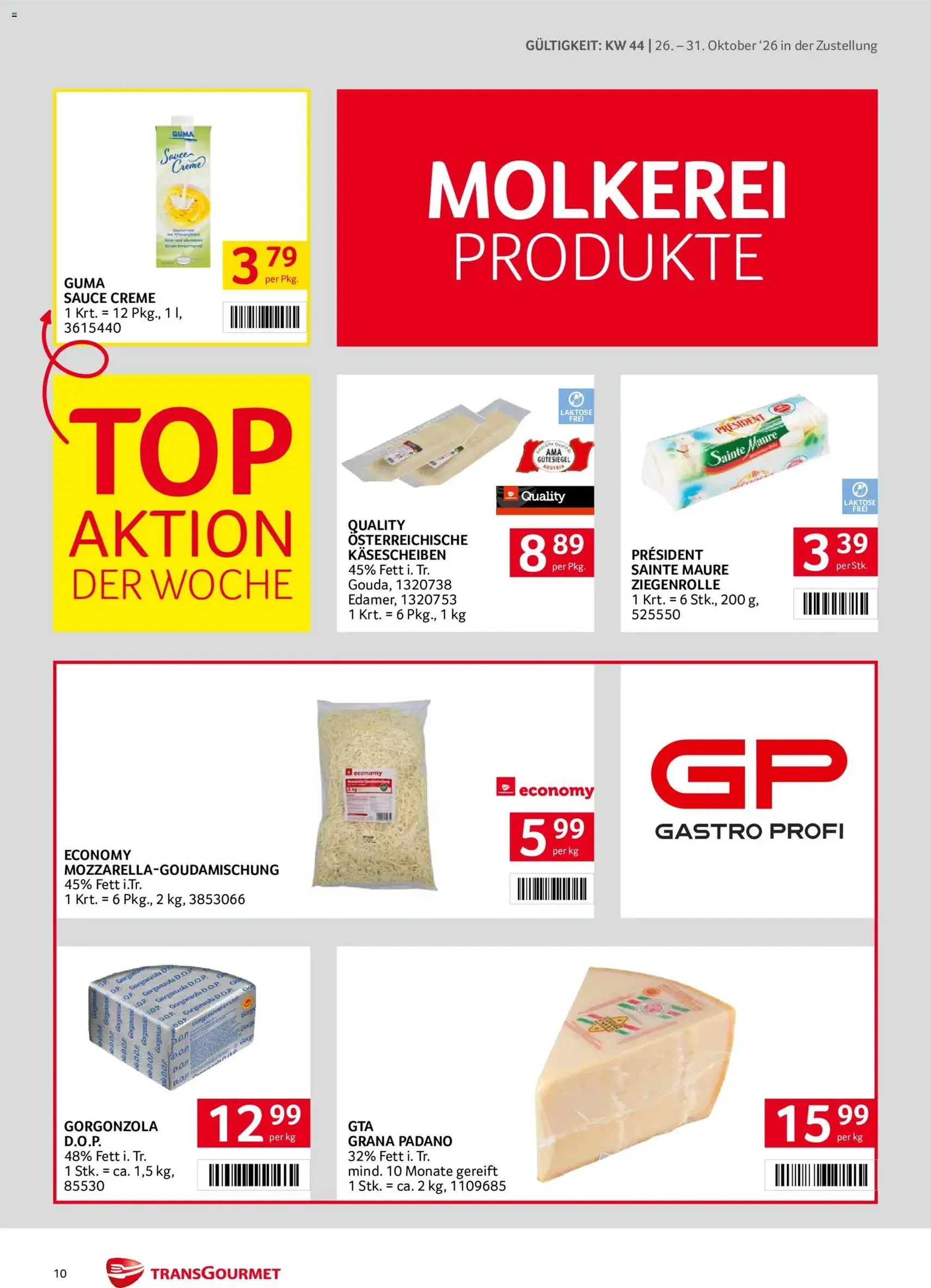 Transgourmet Flugblatt - Gültiger Prospekt ab 26.10.2026, Seite 10 von insgesamt 28