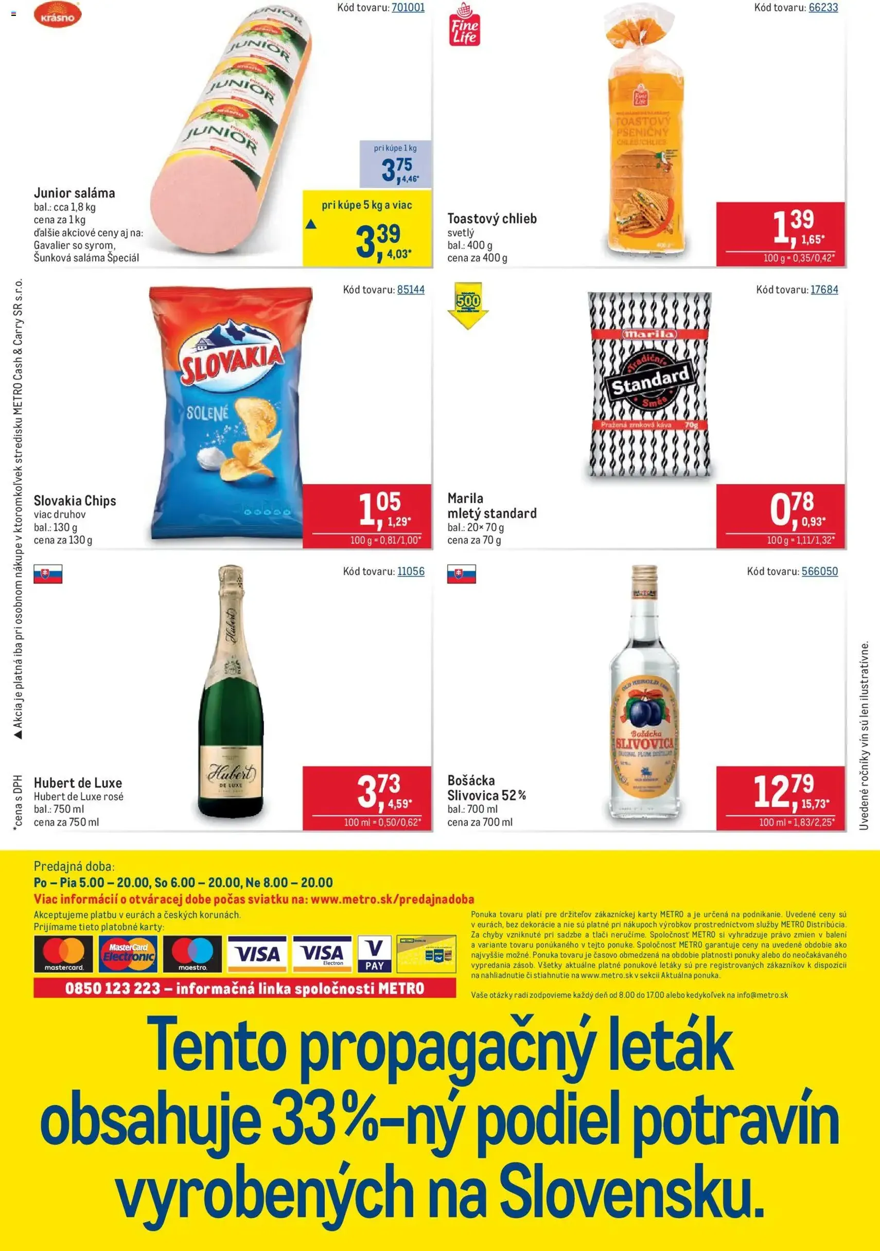 Metro leták - platný leták od 01.07.2026 strana 40 z 40