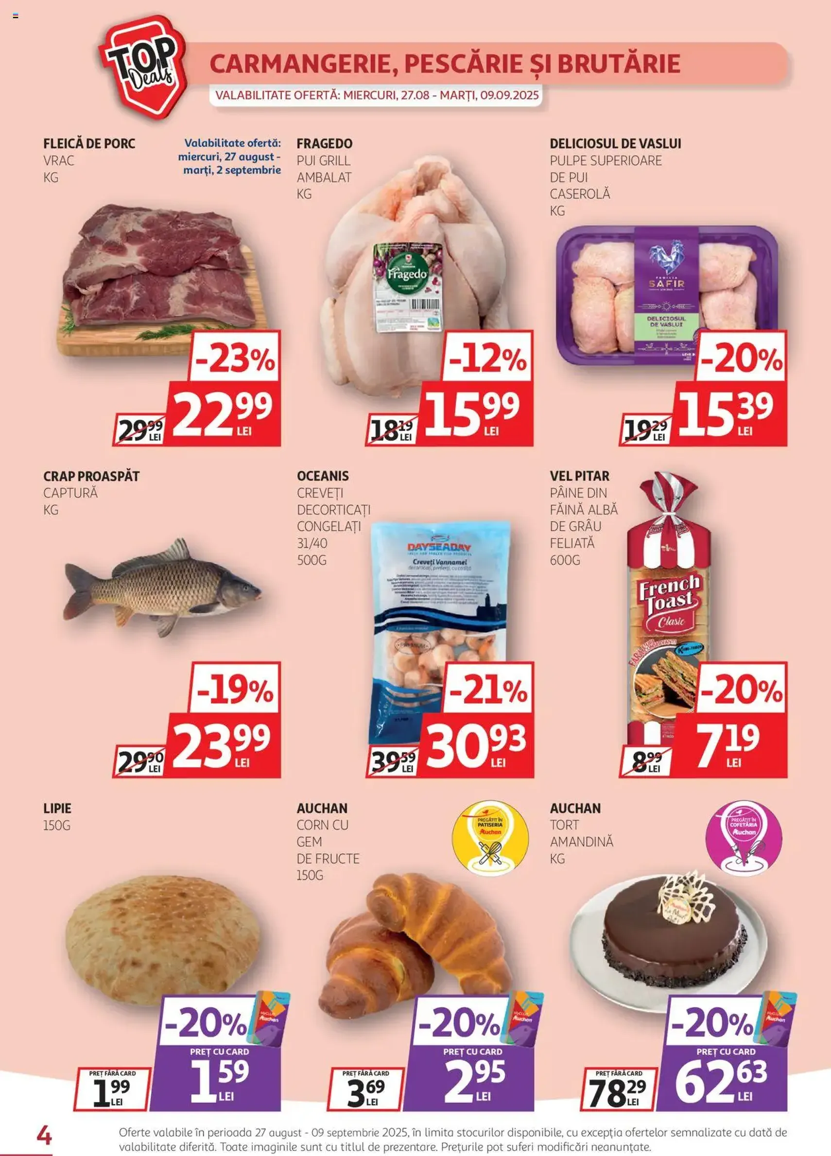 Catalog Auchan - cataloage valabile începând cu 27.08.2025 pagina 4 din 28 Catalog Auchan - cataloage valabile începând cu 27.08.2025 pagina 4 din 28
