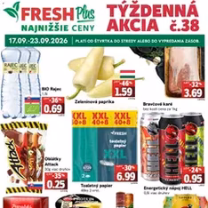 Fresh leták - náhľad letáku platný od 17.09.2026