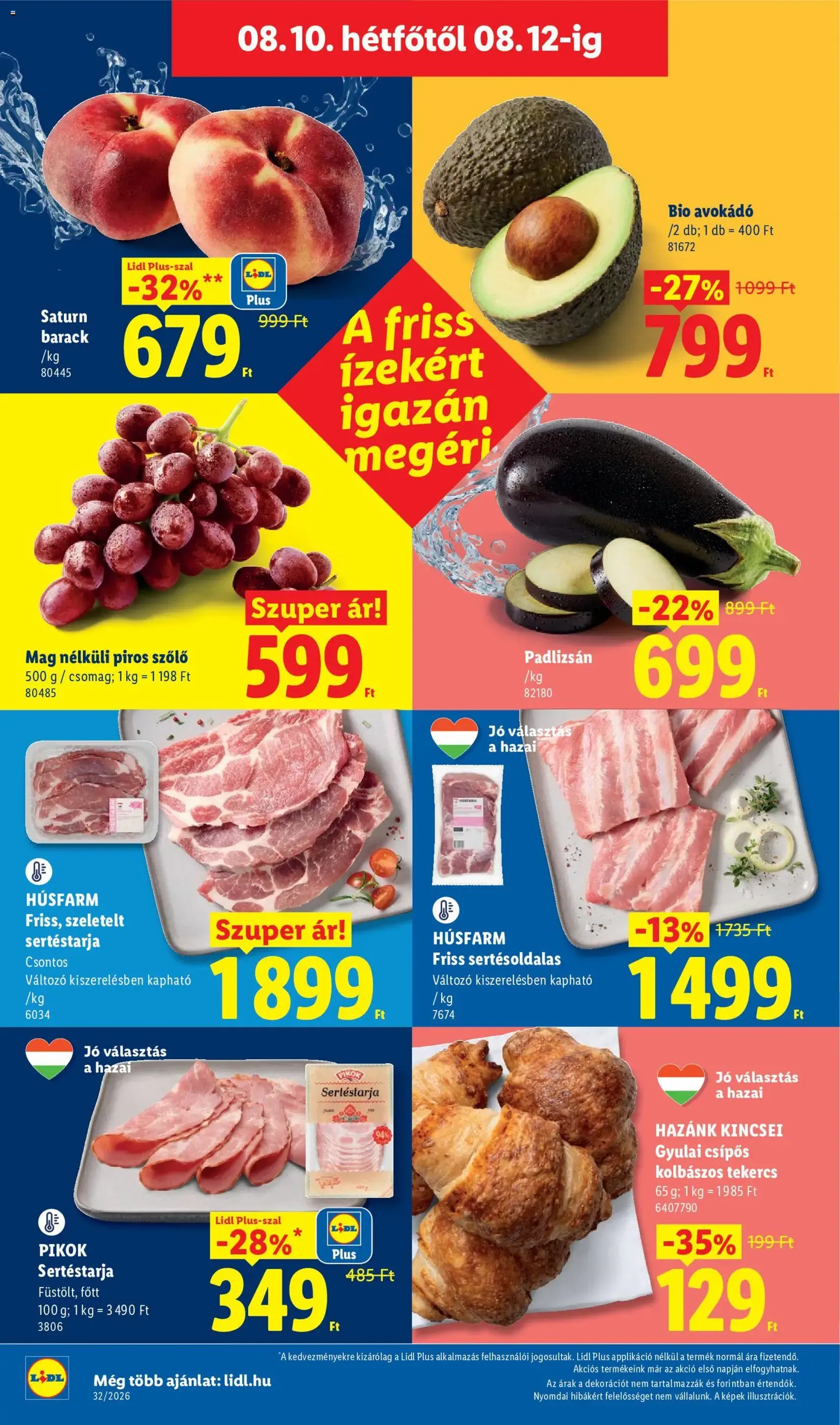 Lidl akciós újság - 2026.08.06. érvényes szórólap 66 oldal 80 oldalból