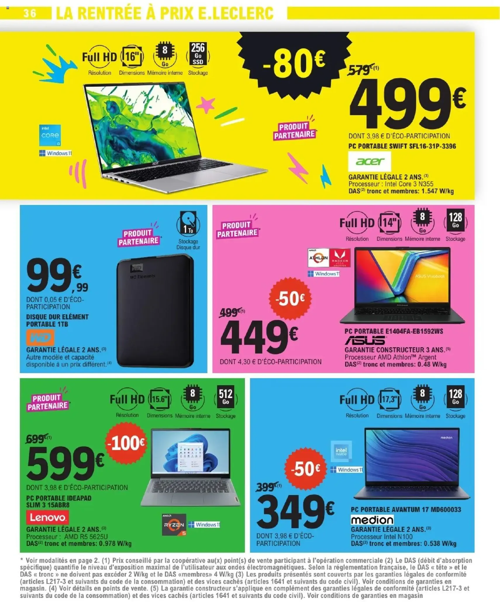 E.Leclerc catalogue - brochure valable à partir du 01/09/2026, page 36 sur 56