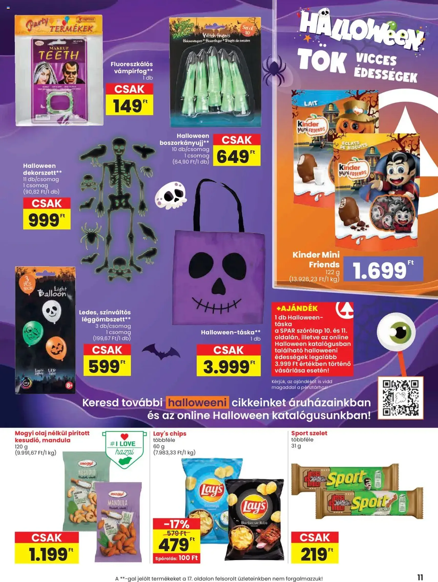 Spar Akciós újság - 2025.10.02. érvényes szórólap 11 oldal 18 oldalból Spar Akciós újság - 2025.10.02. érvényes szórólap 11 oldal 18 oldalból